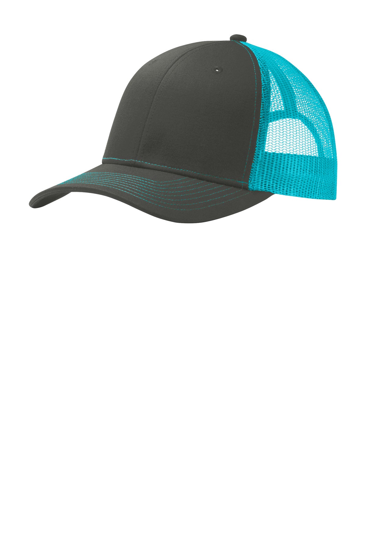 Custom Embroidery or DTF Print - Port Authority ®  Snapback Trucker Cap. C402