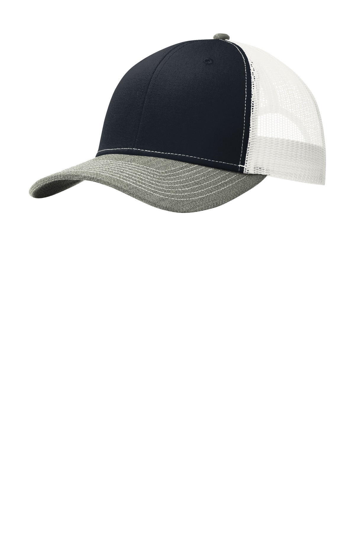Custom Embroidery or DTF Print - Port Authority ®  Snapback Trucker Cap. C402