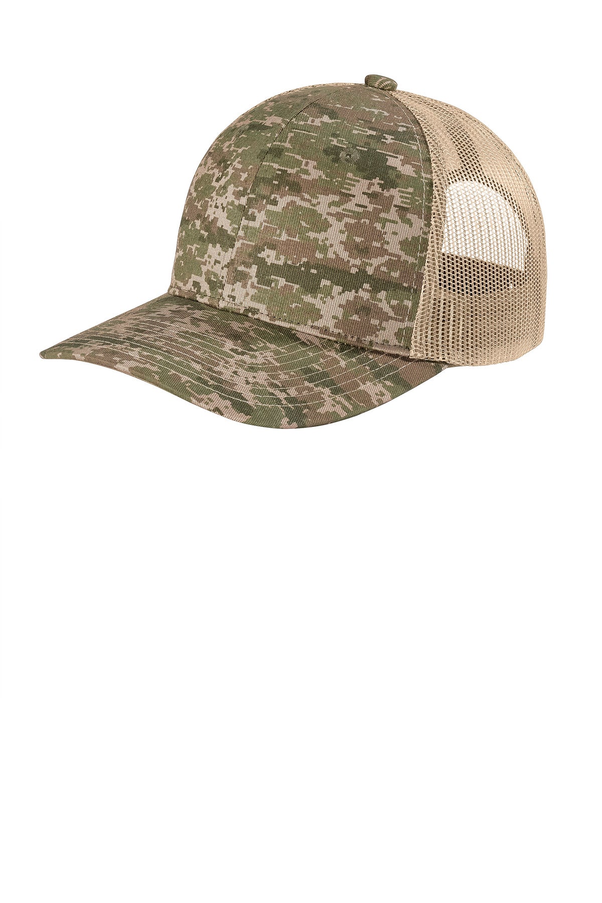 Custom Embroidery or DTF Print - Port Authority  ®  Digi Camo Snapback Trucker Cap C404