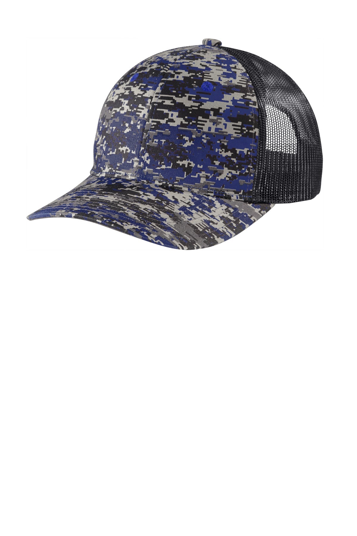 Custom Embroidery or DTF Print - Port Authority  ®  Digi Camo Snapback Trucker Cap C404