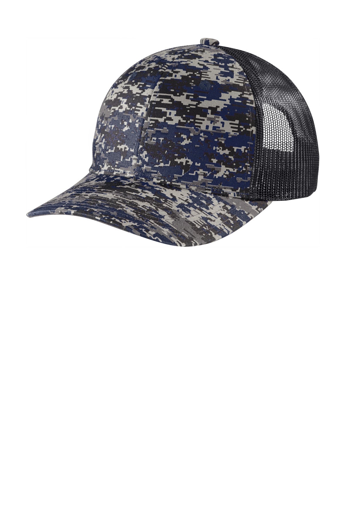 Custom Embroidery or DTF Print - Port Authority  ®  Digi Camo Snapback Trucker Cap C404
