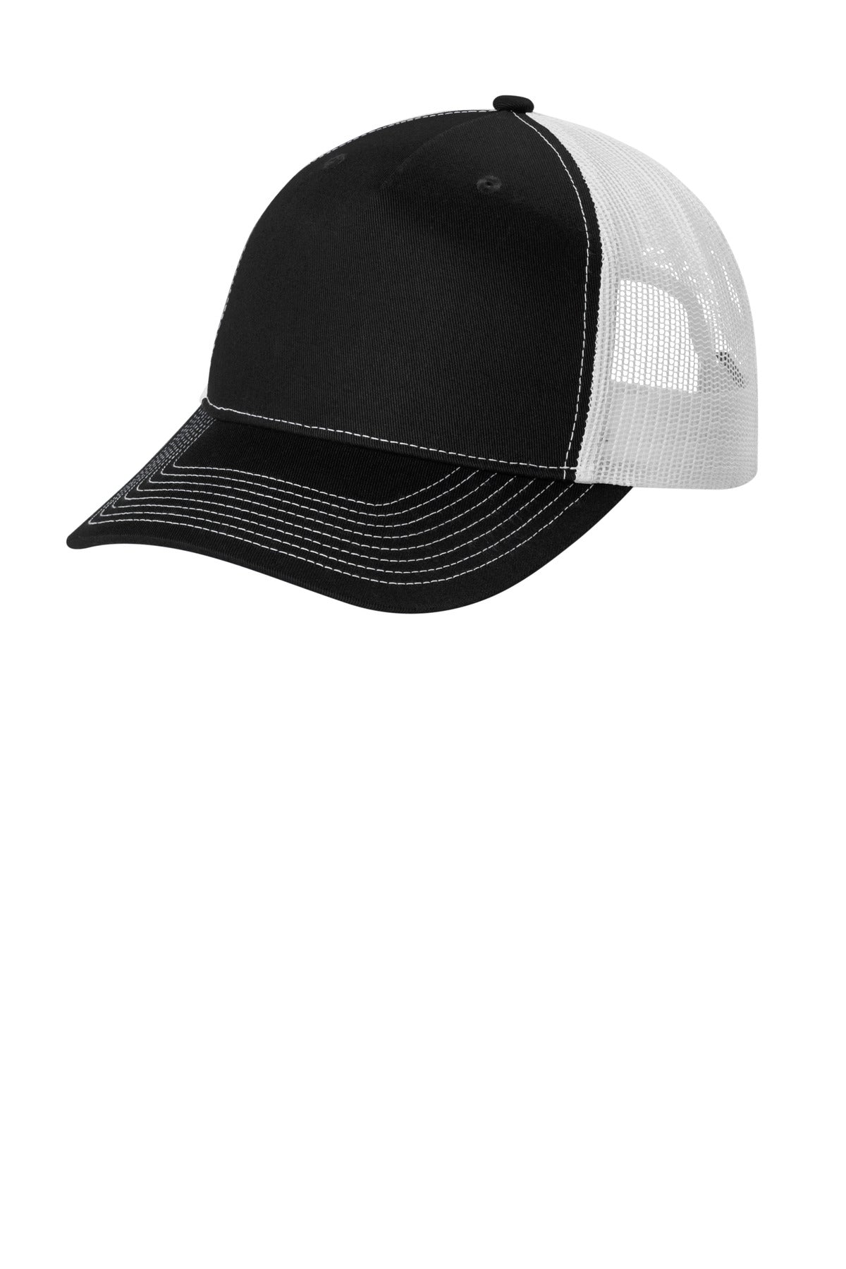Custom Embroidery or DTF Print - Port Authority ®  Snapback Five-Panel Trucker Cap C405