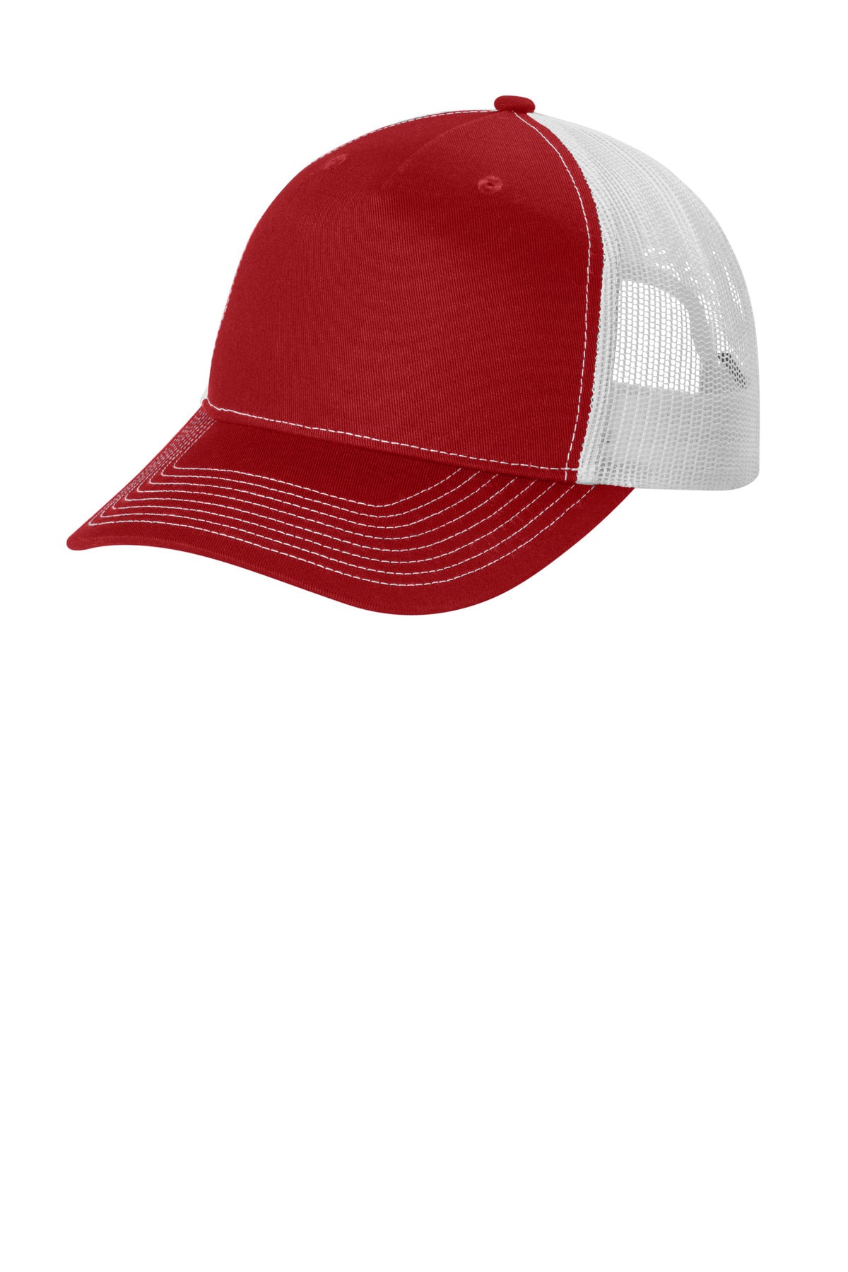 Custom Embroidery or DTF Print - Port Authority ®  Snapback Five-Panel Trucker Cap C405