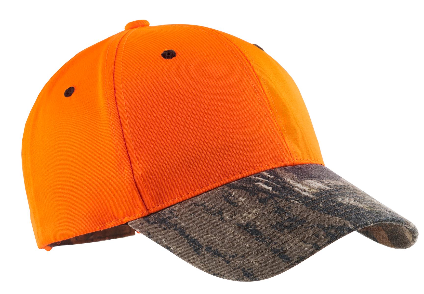 Custom Embroidered - Port Authority ®  Enhanced Visibility Cap with Camo Brim. C804