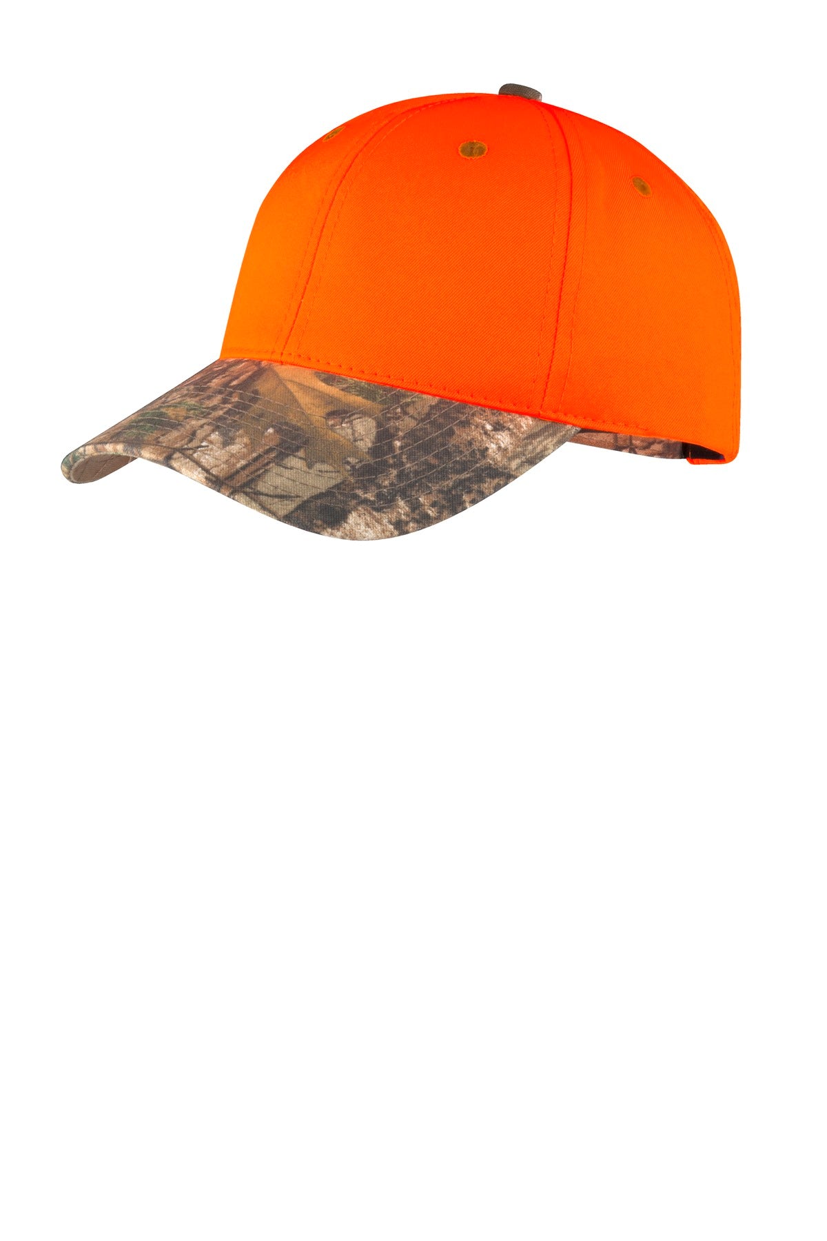 Custom Embroidered - Port Authority ®  Enhanced Visibility Cap with Camo Brim. C804