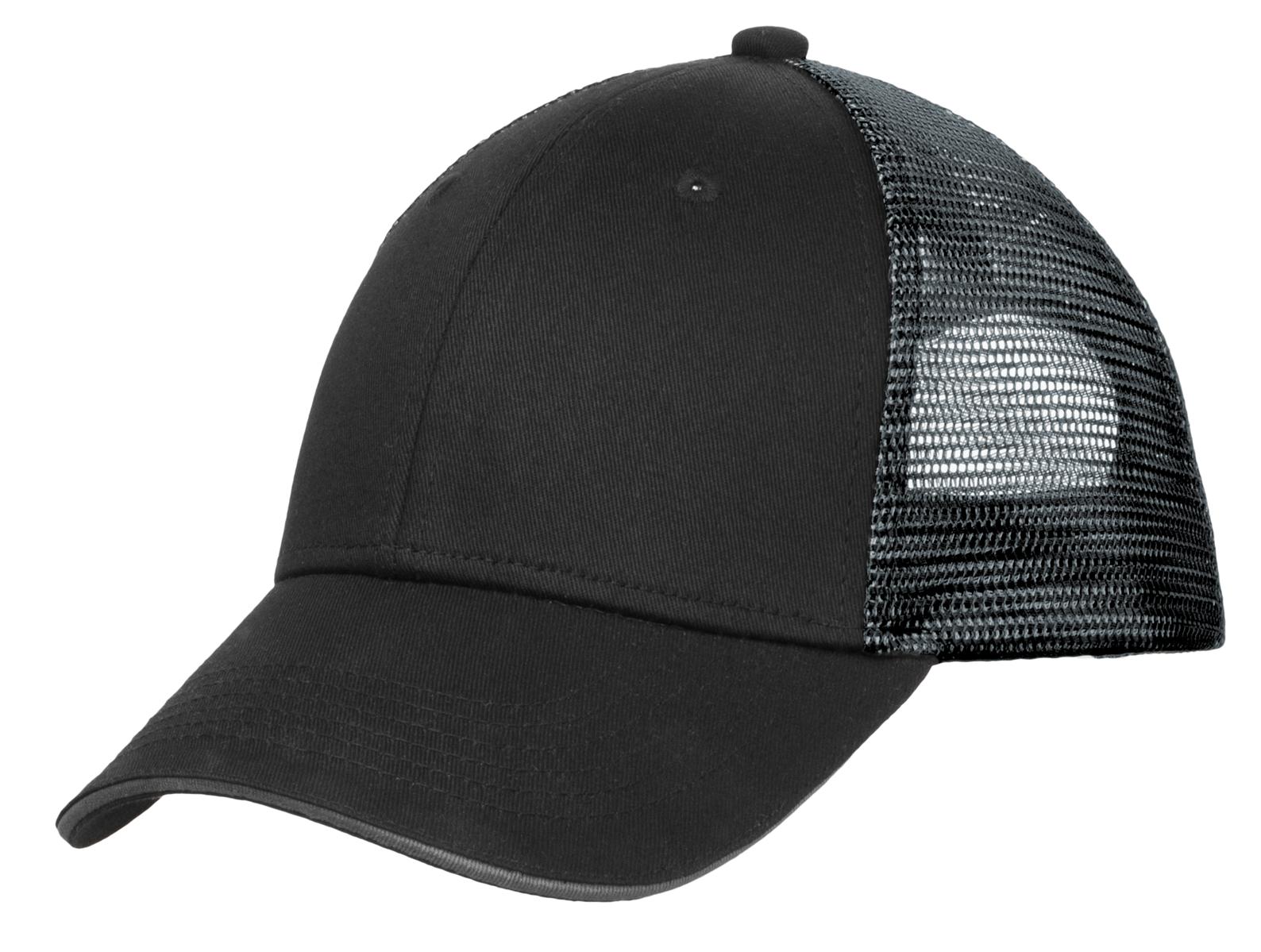 Custom Embroidery or DTF Print - Port Authority ®  Double Mesh Snapback Sandwich Bill Cap. C818
