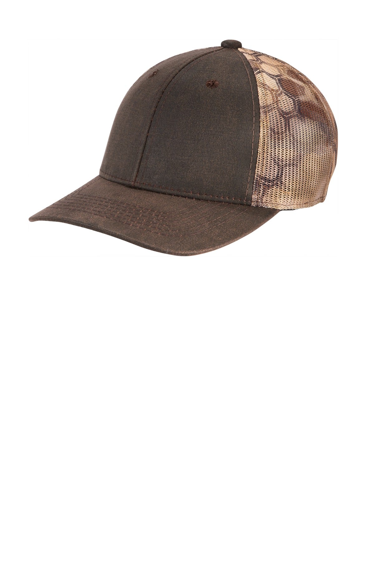 Custom Embroidery or DTF Print - Port Authority  ®  Pigment Print Camouflage Mesh Back Cap C891