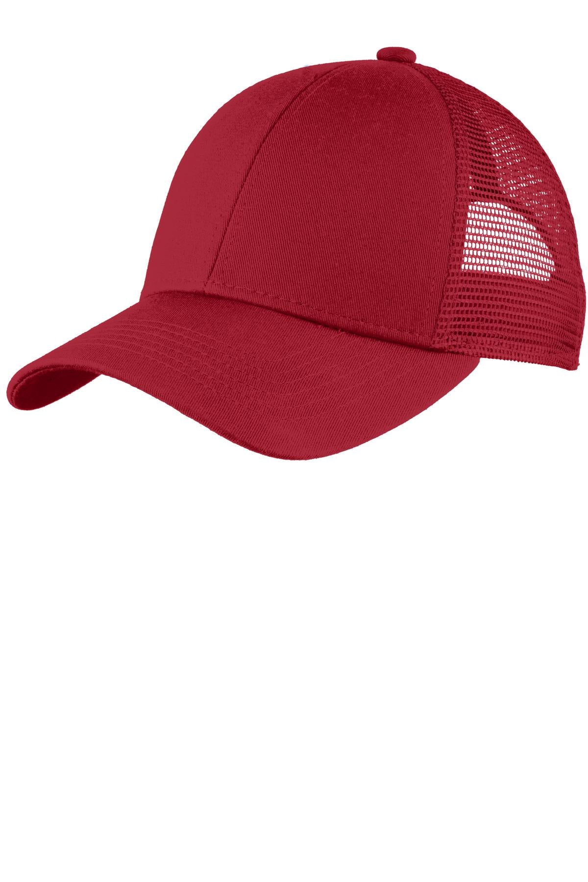 Custom Embroidery or DTF Print - Port Authority ®  Adjustable Mesh Back Cap. C911