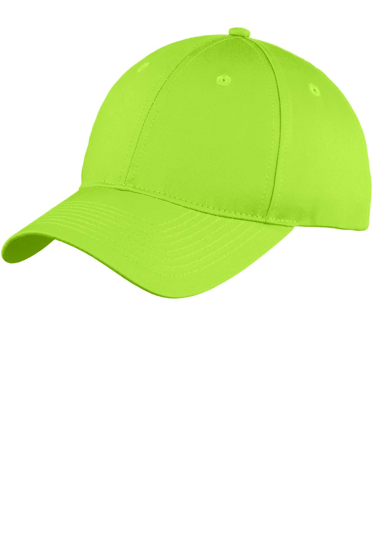 Custom Embroidery or DTF Print - Port Authority ®  Six-Panel Unstructured Twill Cap. C914