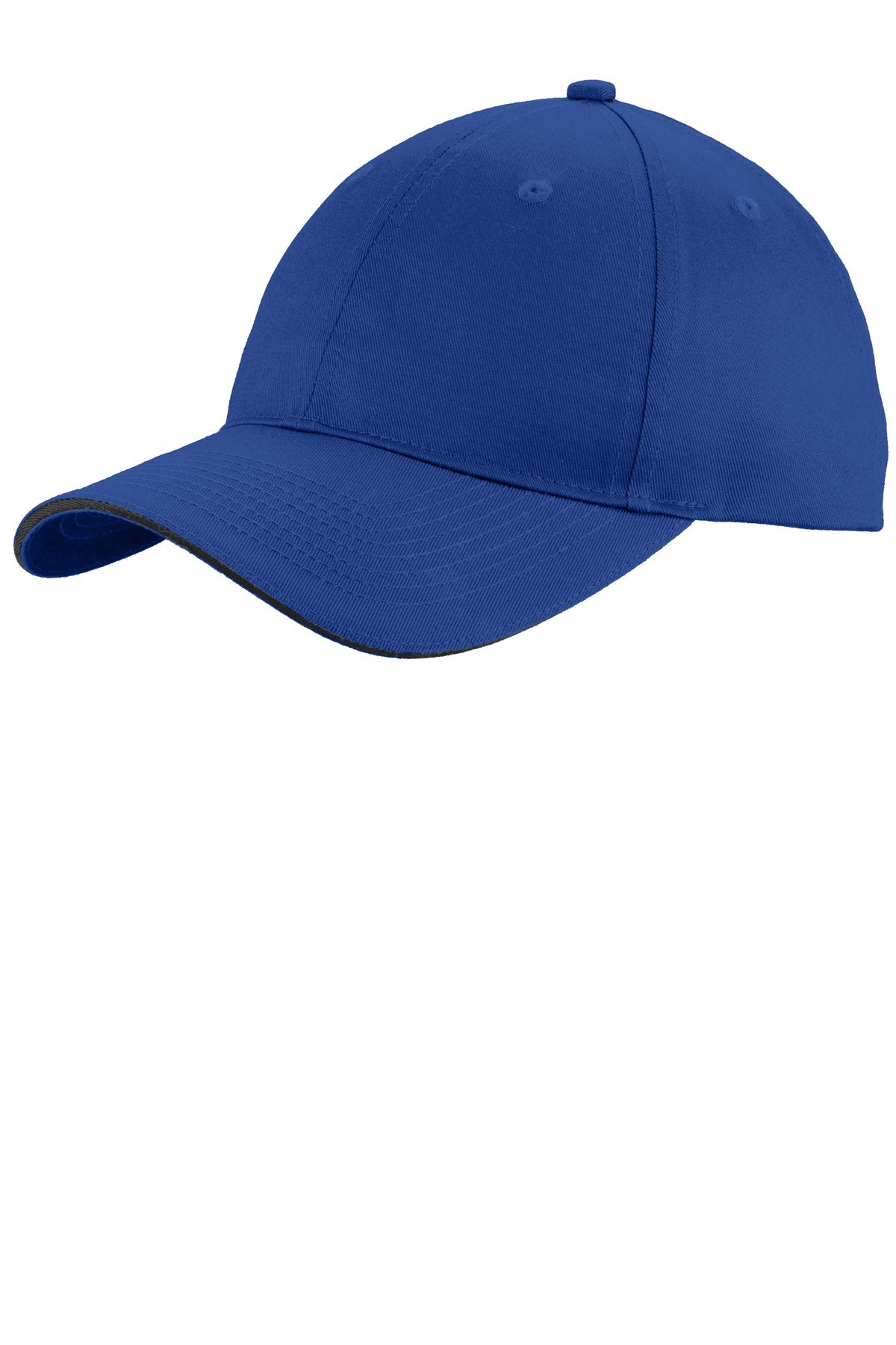 Custom Embroidered - Port & Co ™  Unstructured Sandwich Bill Cap. C919