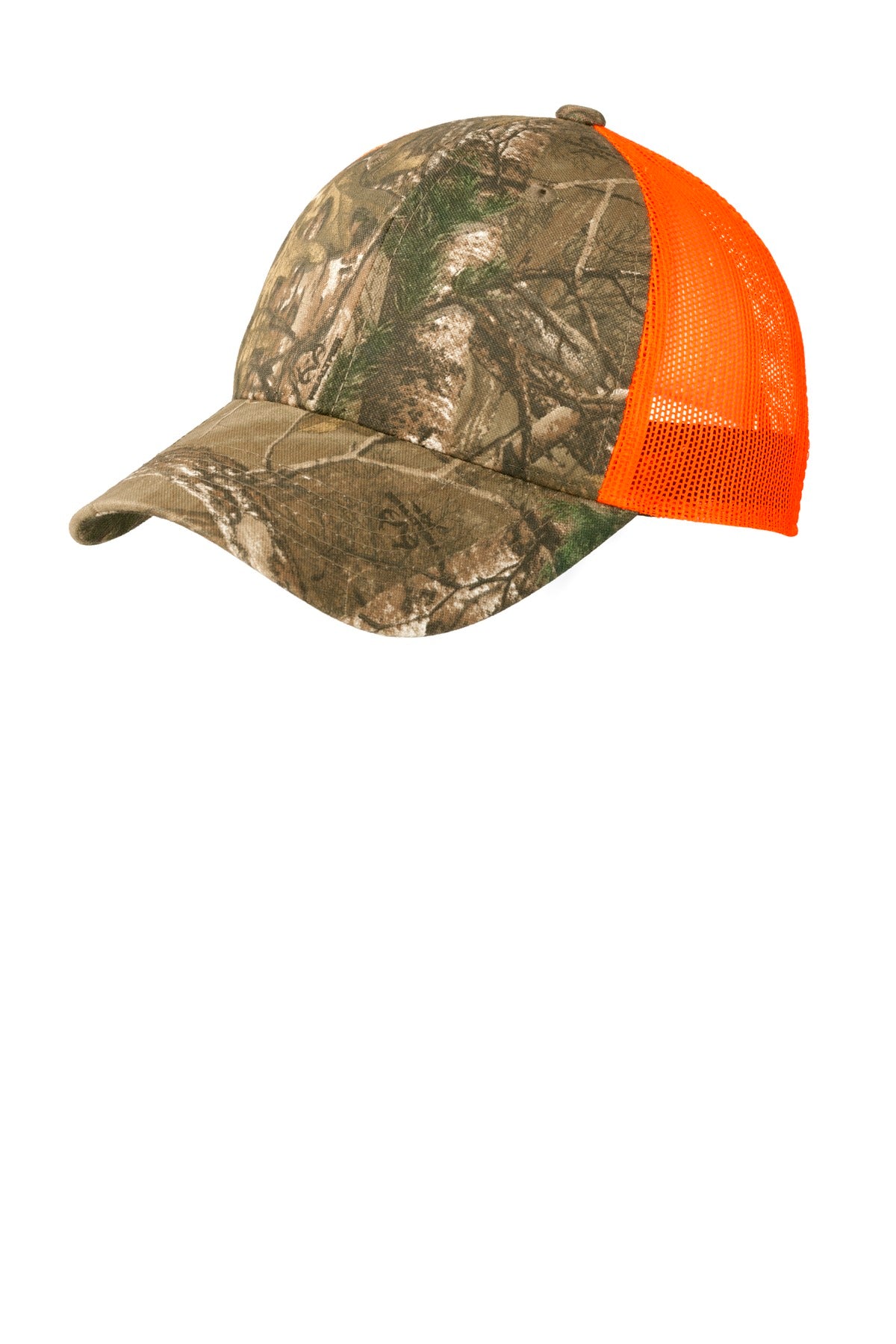 Custom Embroidery or DTF Print - Port Authority ®  Structured Camouflage Mesh Back Cap. C930