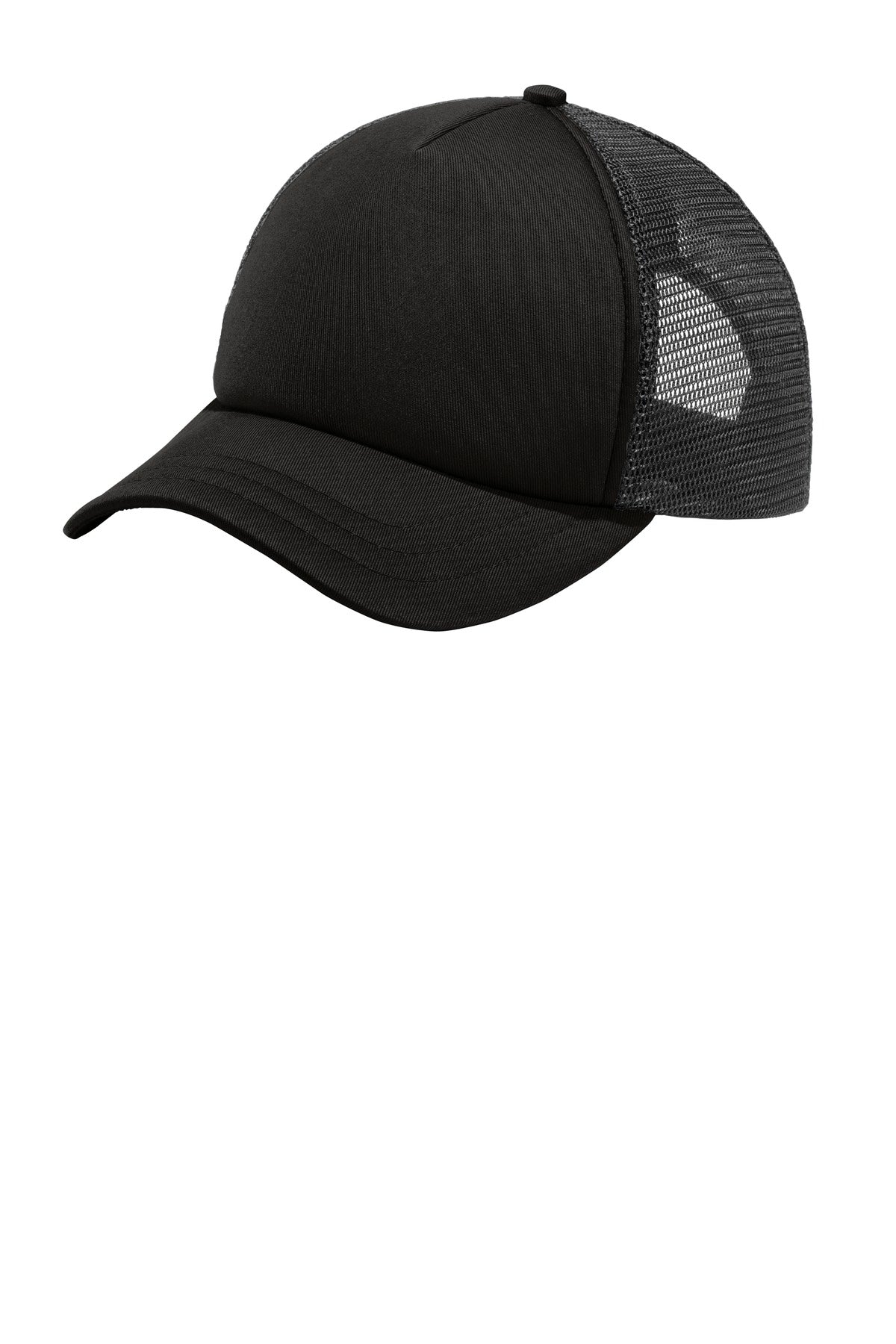 Custom Embroidered - Port Authority  ®  5-Panel Twill Foam Trucker Cap. C936