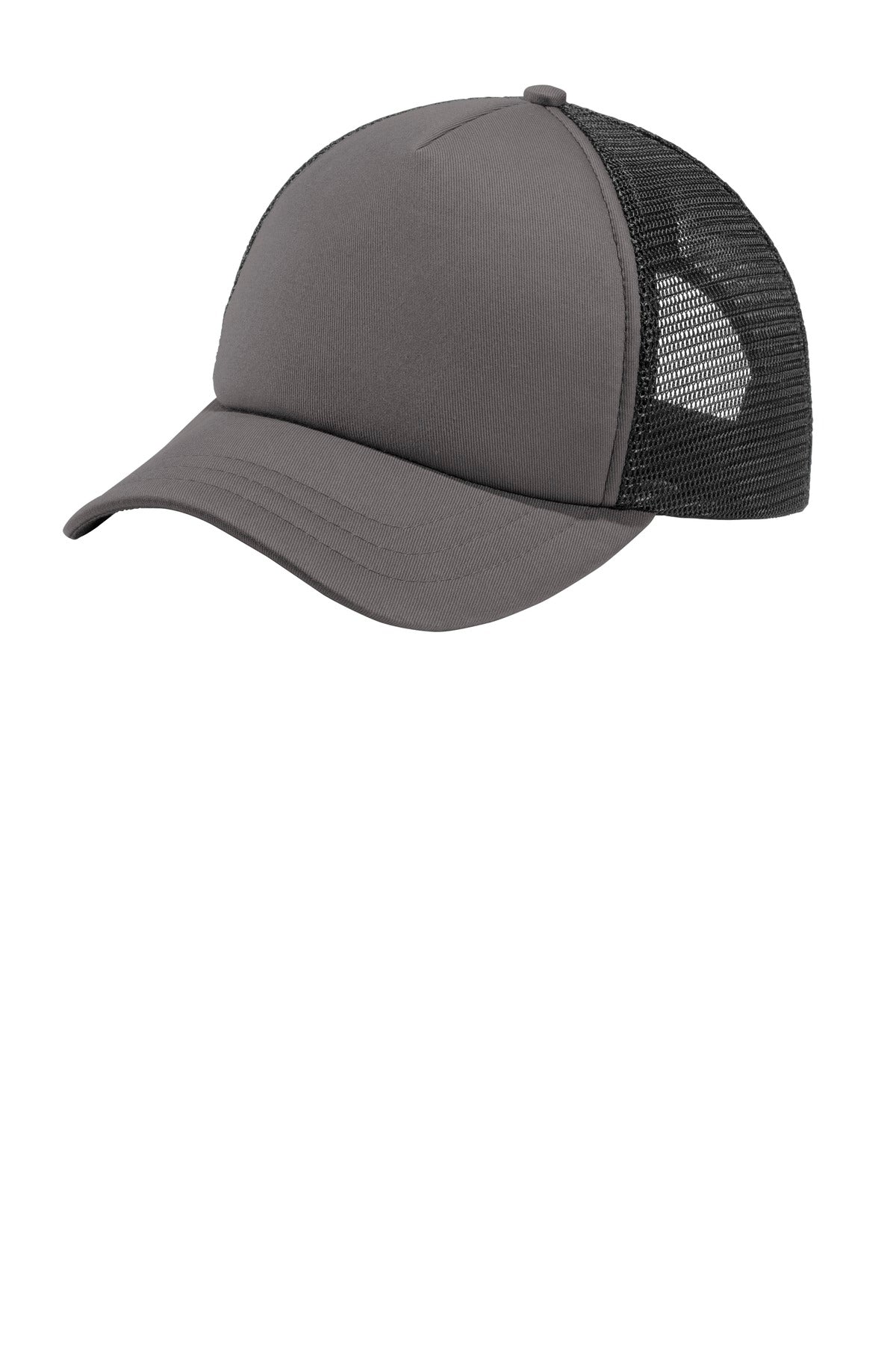 Custom Embroidered - Port Authority  ®  5-Panel Twill Foam Trucker Cap. C936