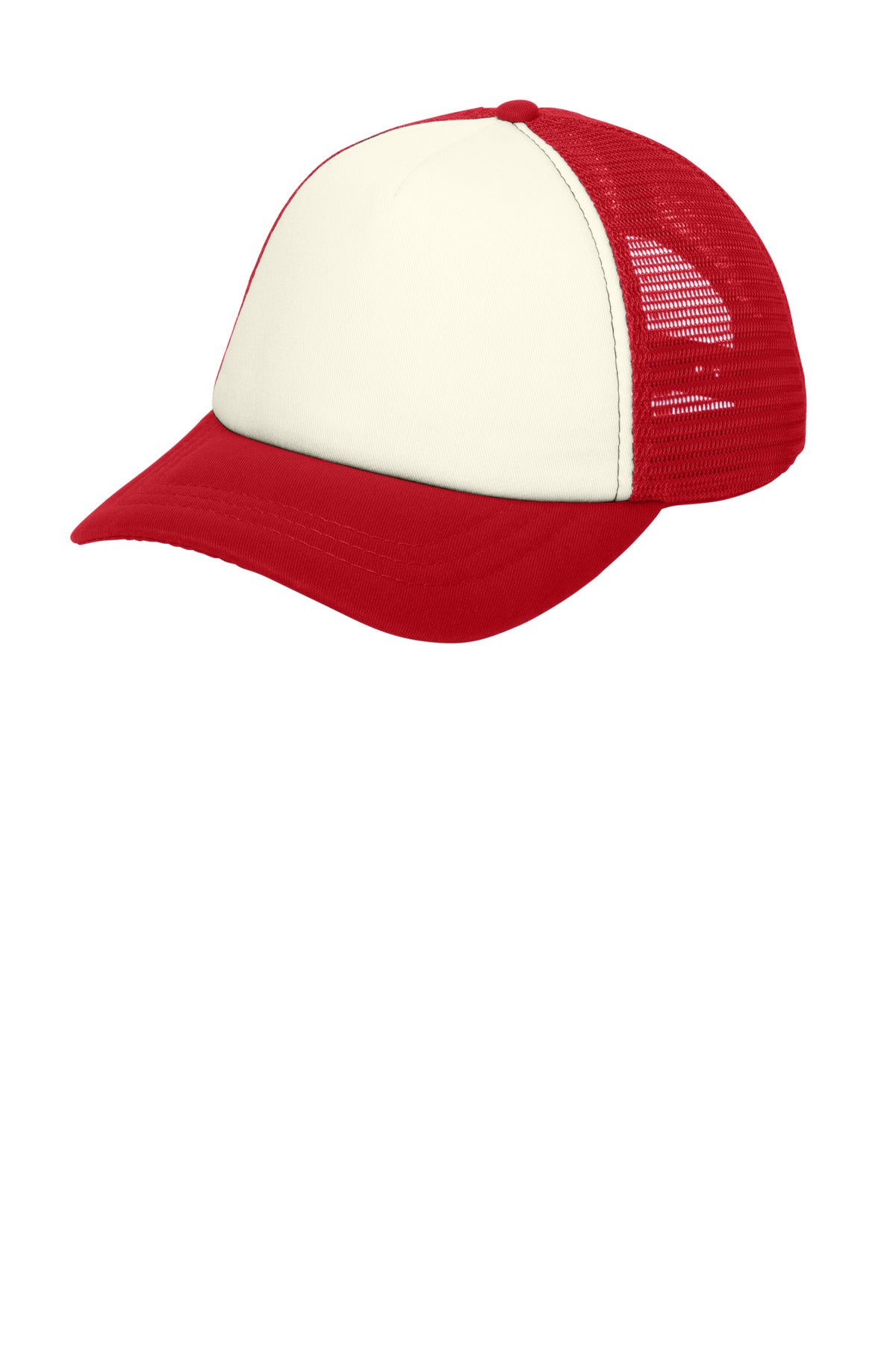 Custom Embroidered - Port Authority  ®  5-Panel Twill Foam Trucker Cap. C936