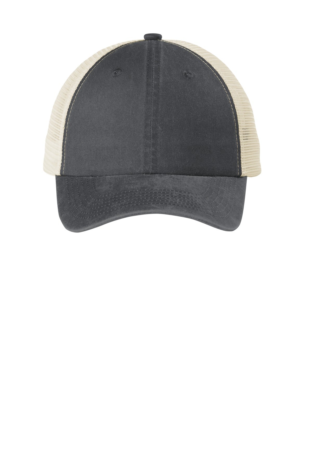 Custom Embroidery or DTF Print - Port Authority  ®  Beach Wash  ®  Mesh Back Cap. C943