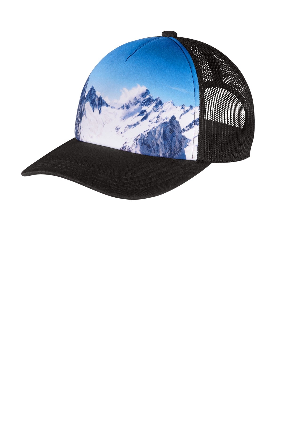 Custom Embroidery or DTF Print - Port Authority  ®  Photo Real Snapback Trucker Cap C950