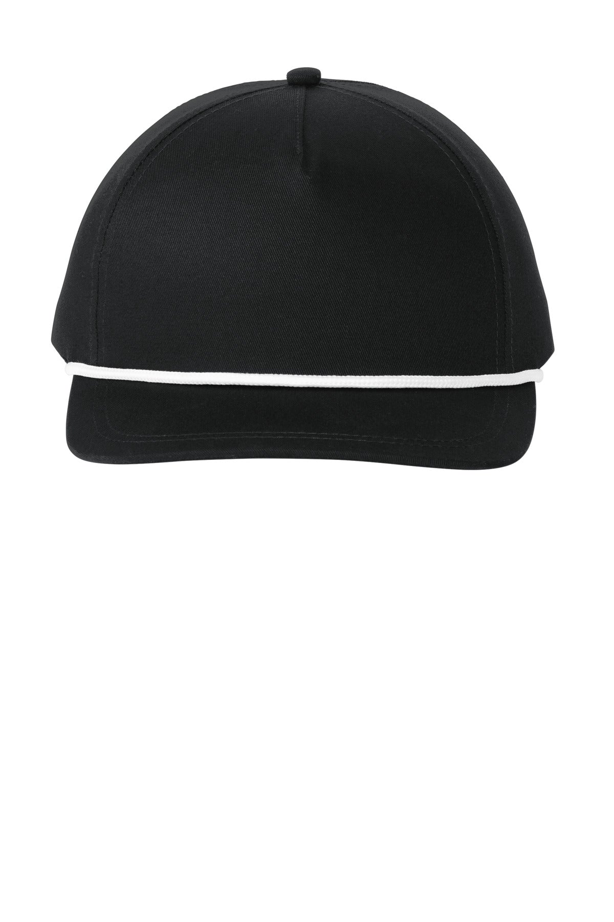 Custom Embroidery or DTF Print - Port Authority ®  Snapback Five-Panel Rope Cap C962