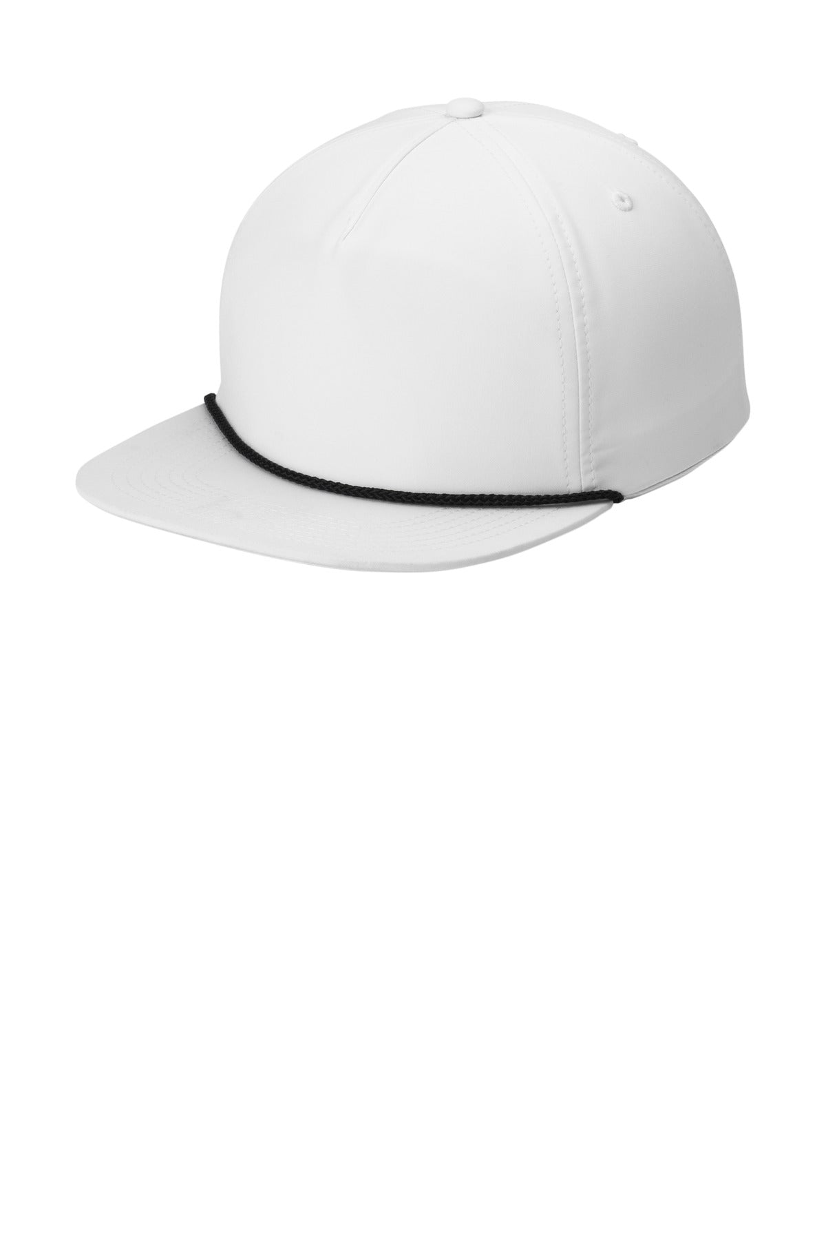 Custom Embroidered - Port Authority ®  5-Panel Poly Rope Cap C981
