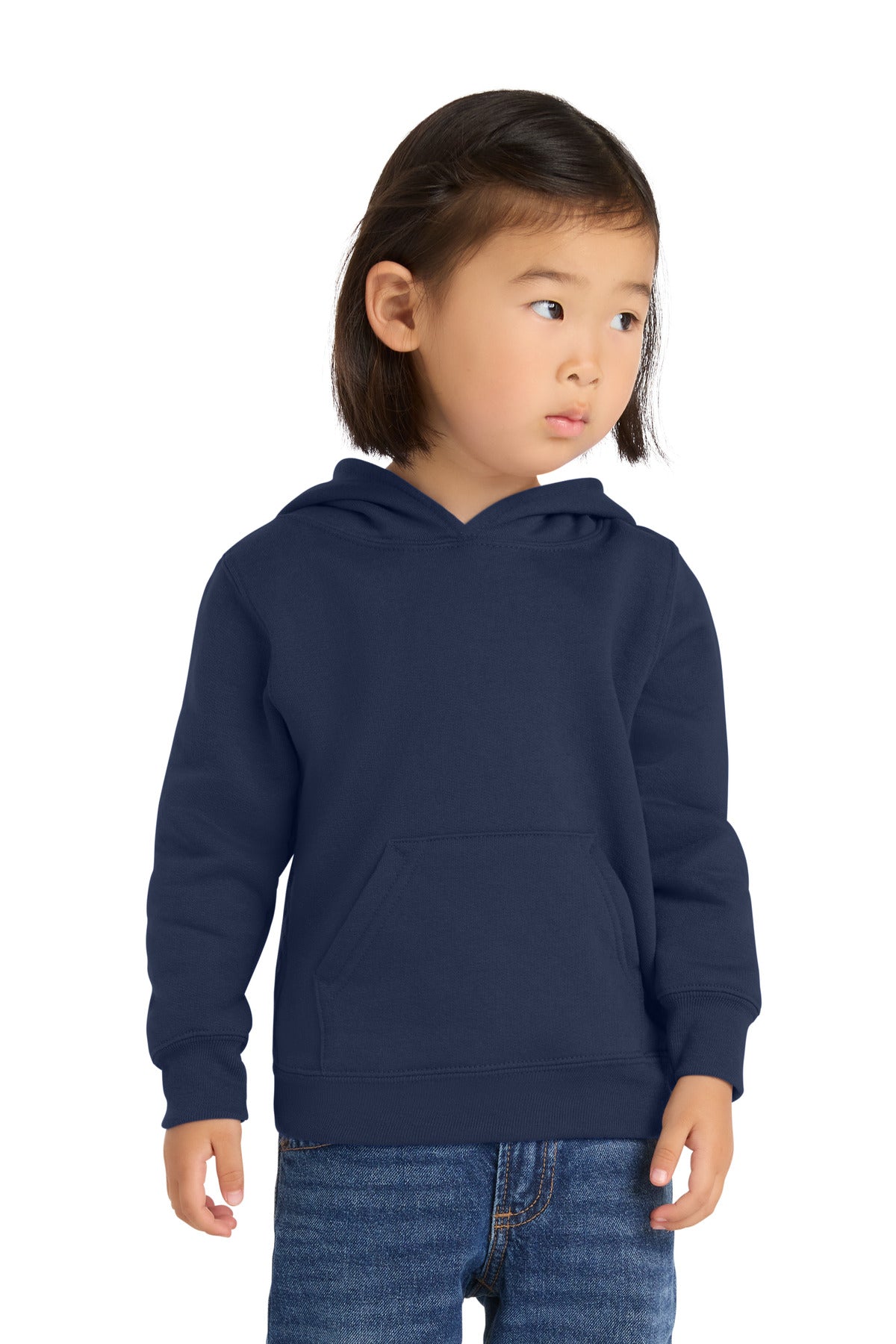 Custom Embroidery or DTF Print - Port & Co ®  Toddler Core Fleece Pullover Hooded Sweatshirt. CAR78TH