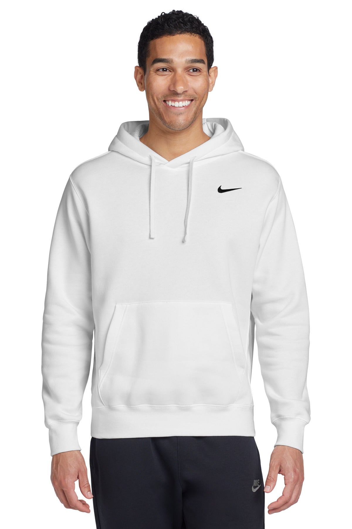 Custom Embroidered - Nike Club Fleece Pullover Hoodie CJ1611