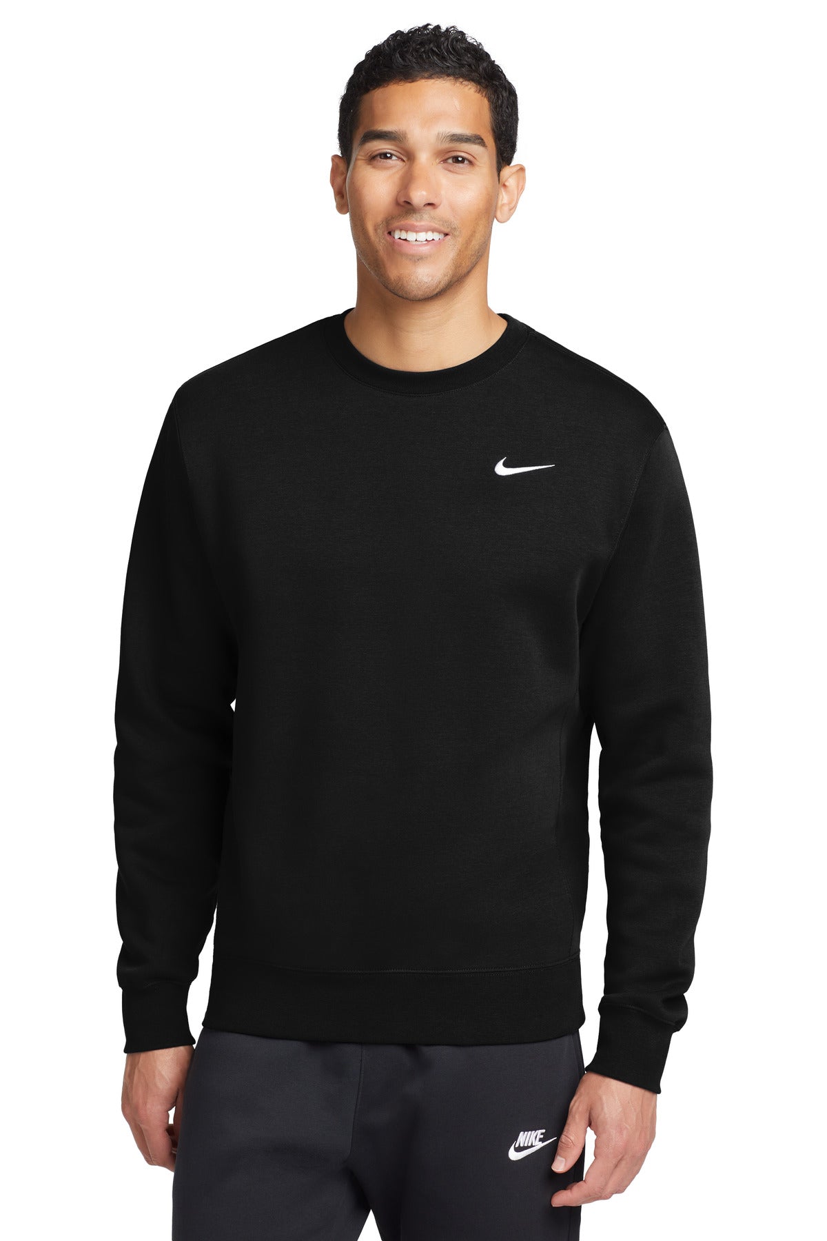 Custom Embroidered - Nike Club Fleece Crew CJ1614