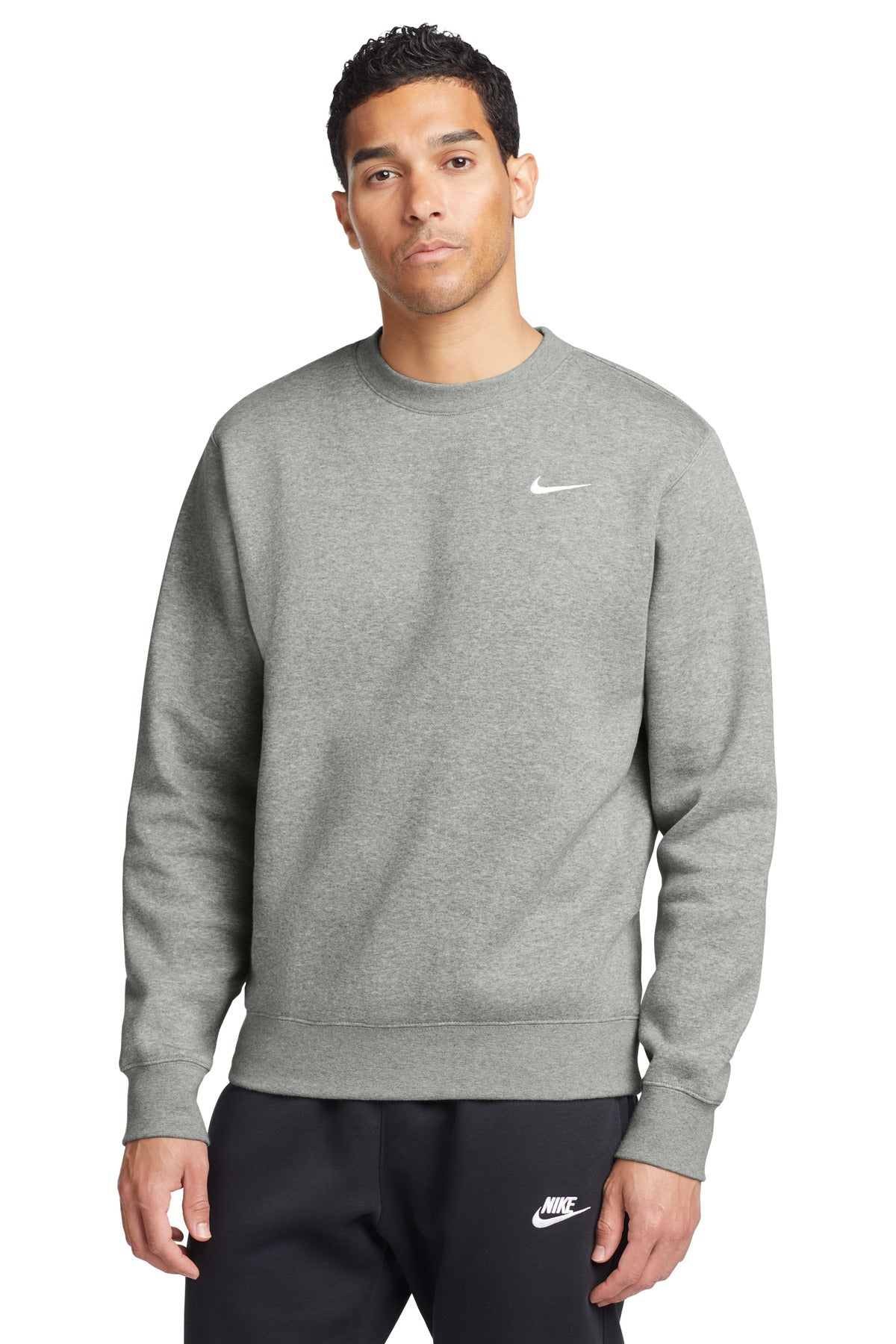 Custom Embroidered - Nike Club Fleece Crew CJ1614