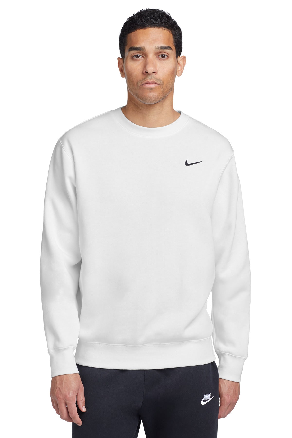 Custom Embroidered - Nike Club Fleece Crew CJ1614