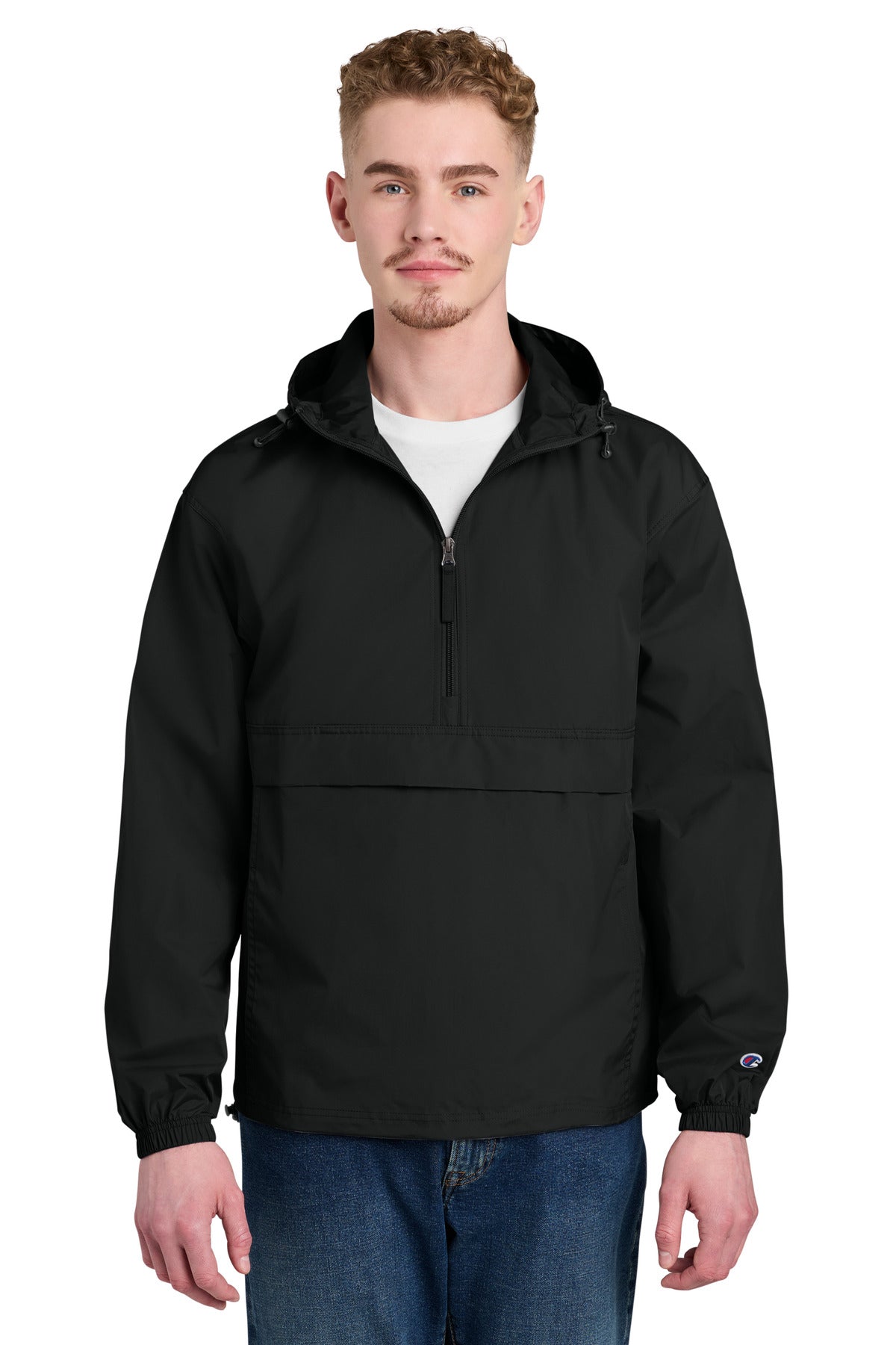 Custom Embroidery or DTF Print - Champion ®  Packable Anorak Jacket CO200