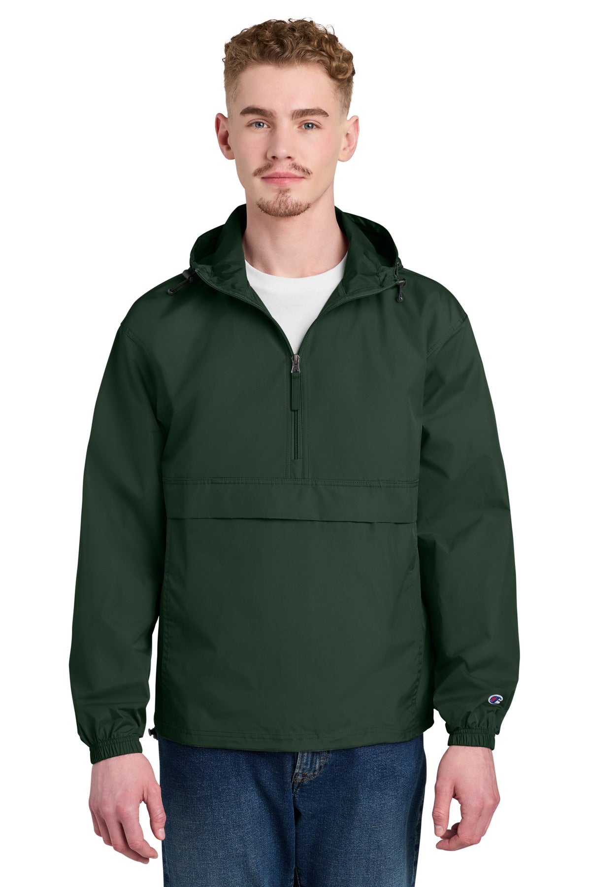 Custom Embroidery or DTF Print - Champion ®  Packable Anorak Jacket CO200