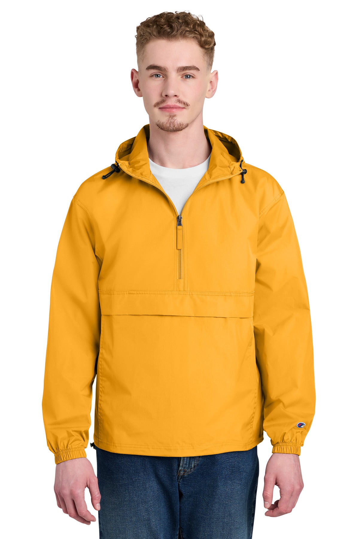Custom Embroidery or DTF Print - Champion ®  Packable Anorak Jacket CO200