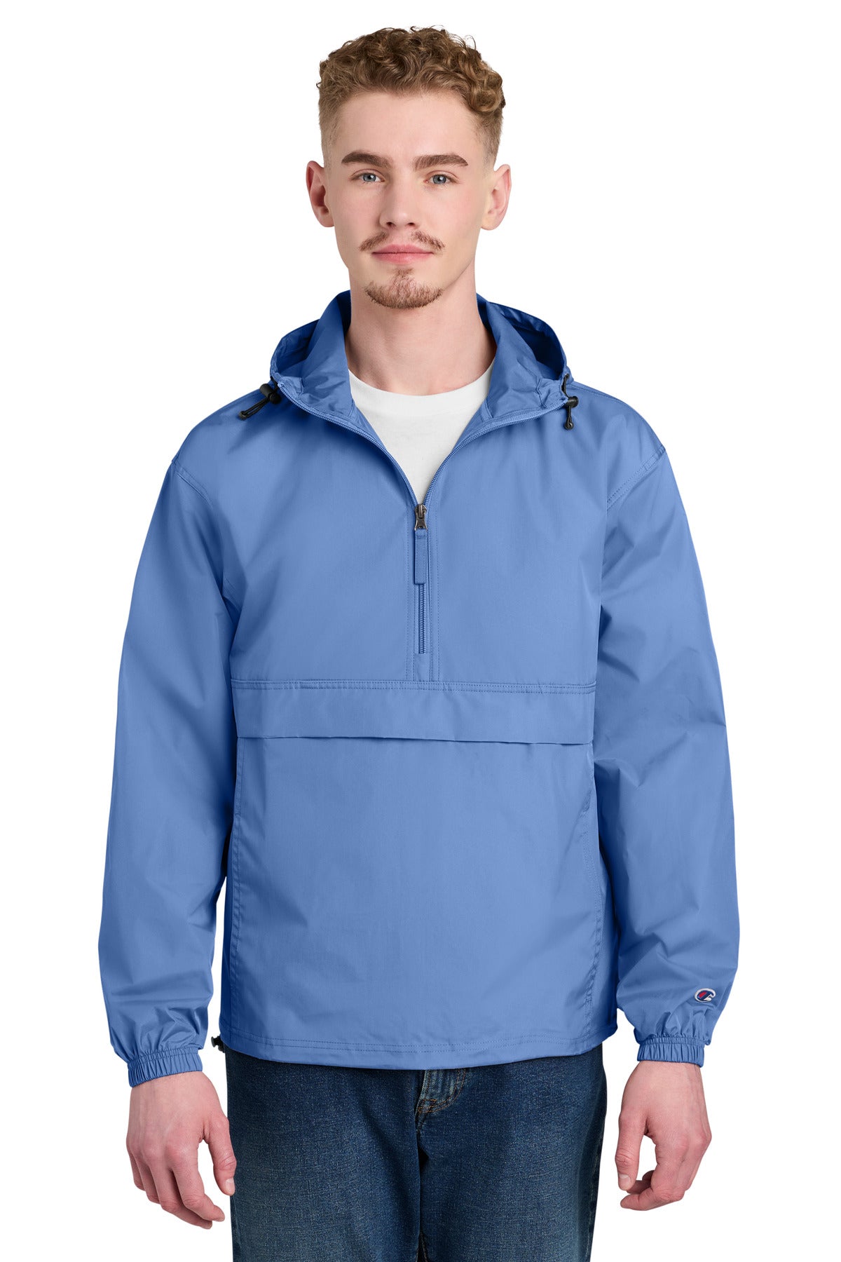 Custom Embroidery or DTF Print - Champion ®  Packable Anorak Jacket CO200