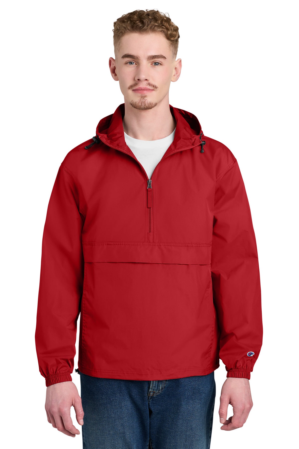 Custom Embroidery or DTF Print - Champion ®  Packable Anorak Jacket CO200