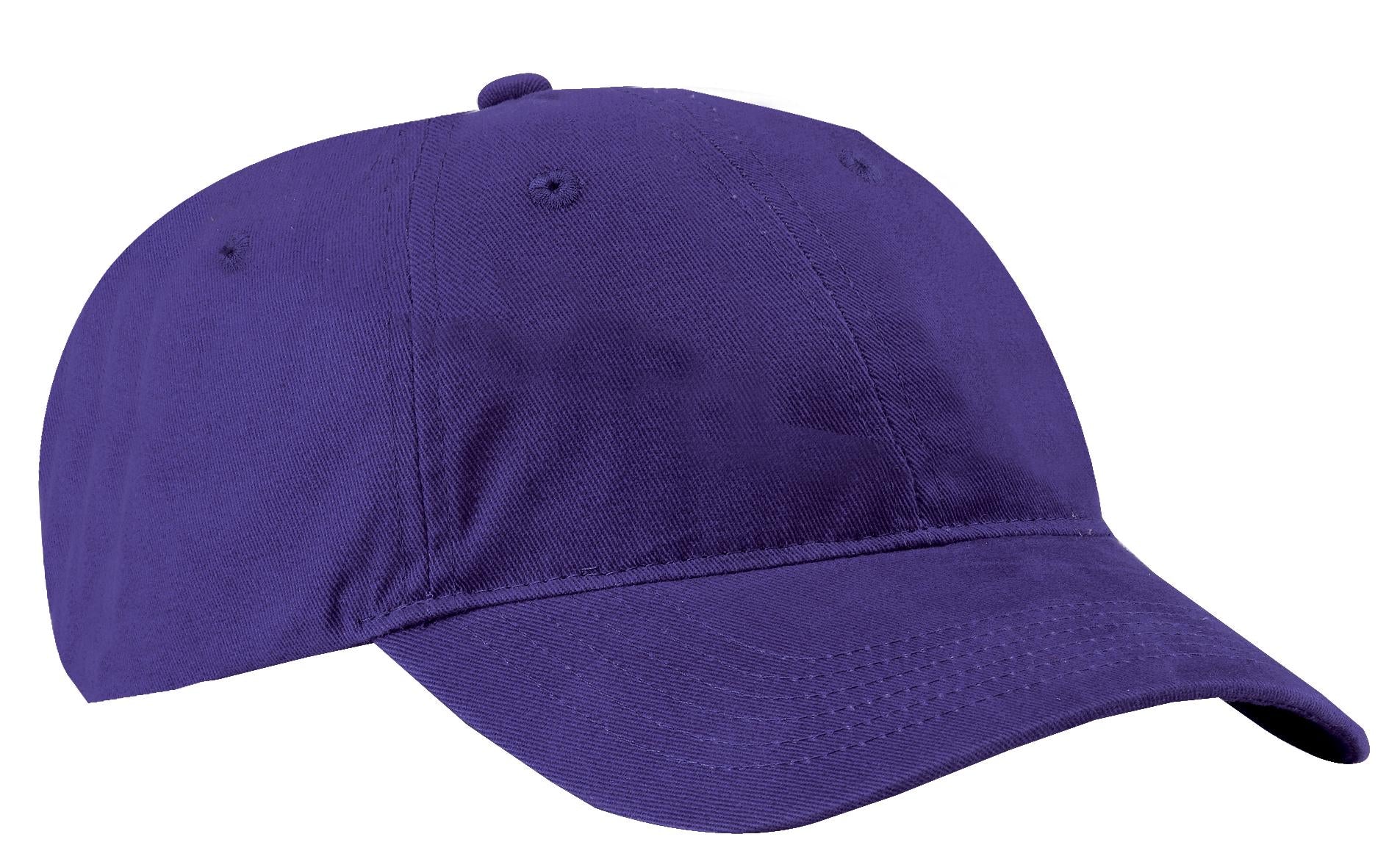 Custom Embroidery or DTF Print - Port Authority ®  Brushed Twill Low Profile Cap.  CP77