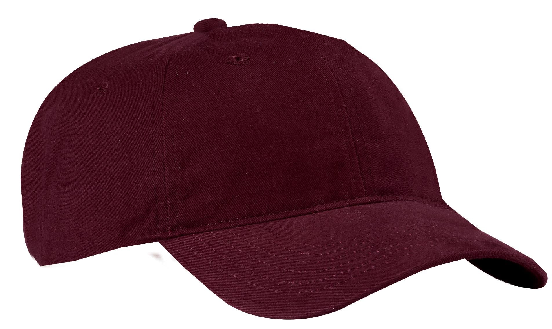 Custom Embroidery or DTF Print - Port Authority ®  Brushed Twill Low Profile Cap.  CP77