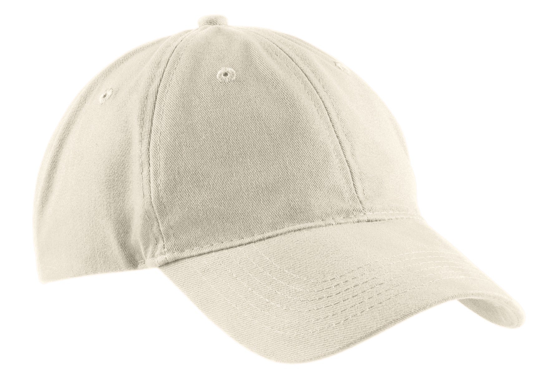 Custom Embroidery or DTF Print - Port Authority ®  Brushed Twill Low Profile Cap.  CP77