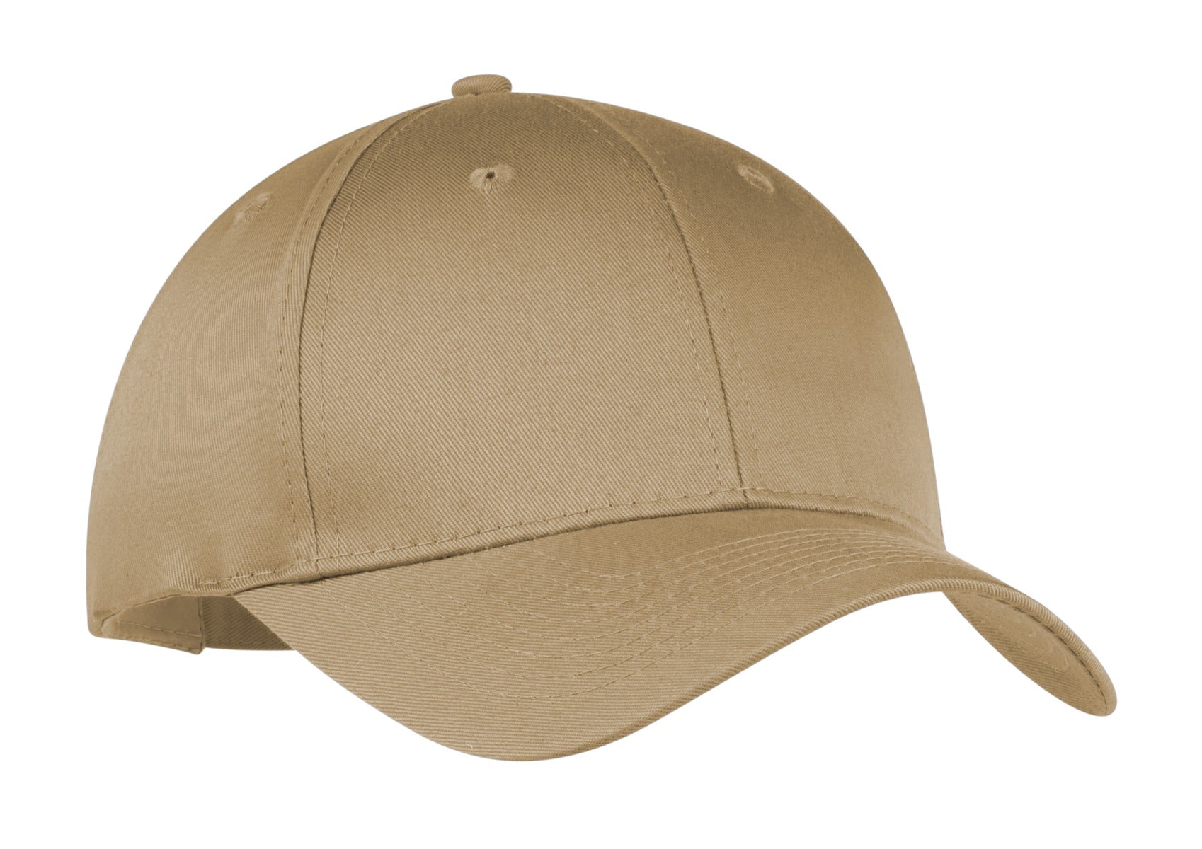 Custom Embroidered - Port & Co ™  Six-Panel Twill Cap.  CP80