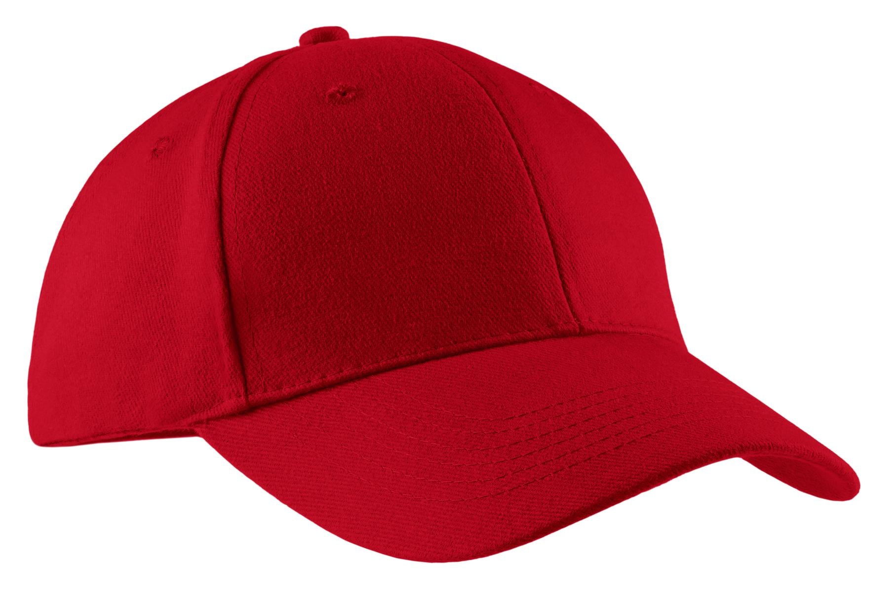 Custom Embroidery or DTF Print - Port Authority ®  Brushed Twill Cap.  CP82