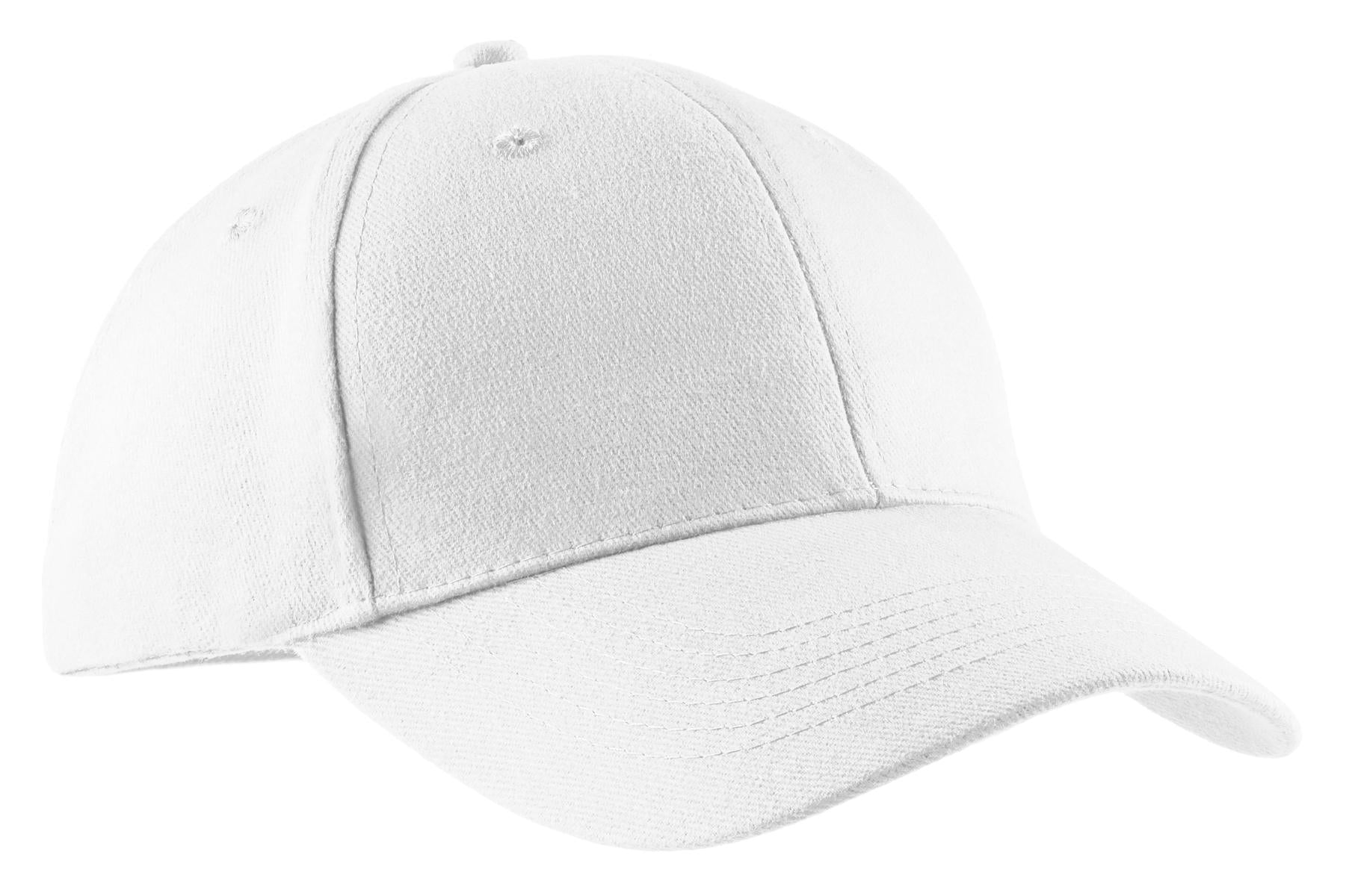 Custom Embroidery or DTF Print - Port Authority ®  Brushed Twill Cap.  CP82