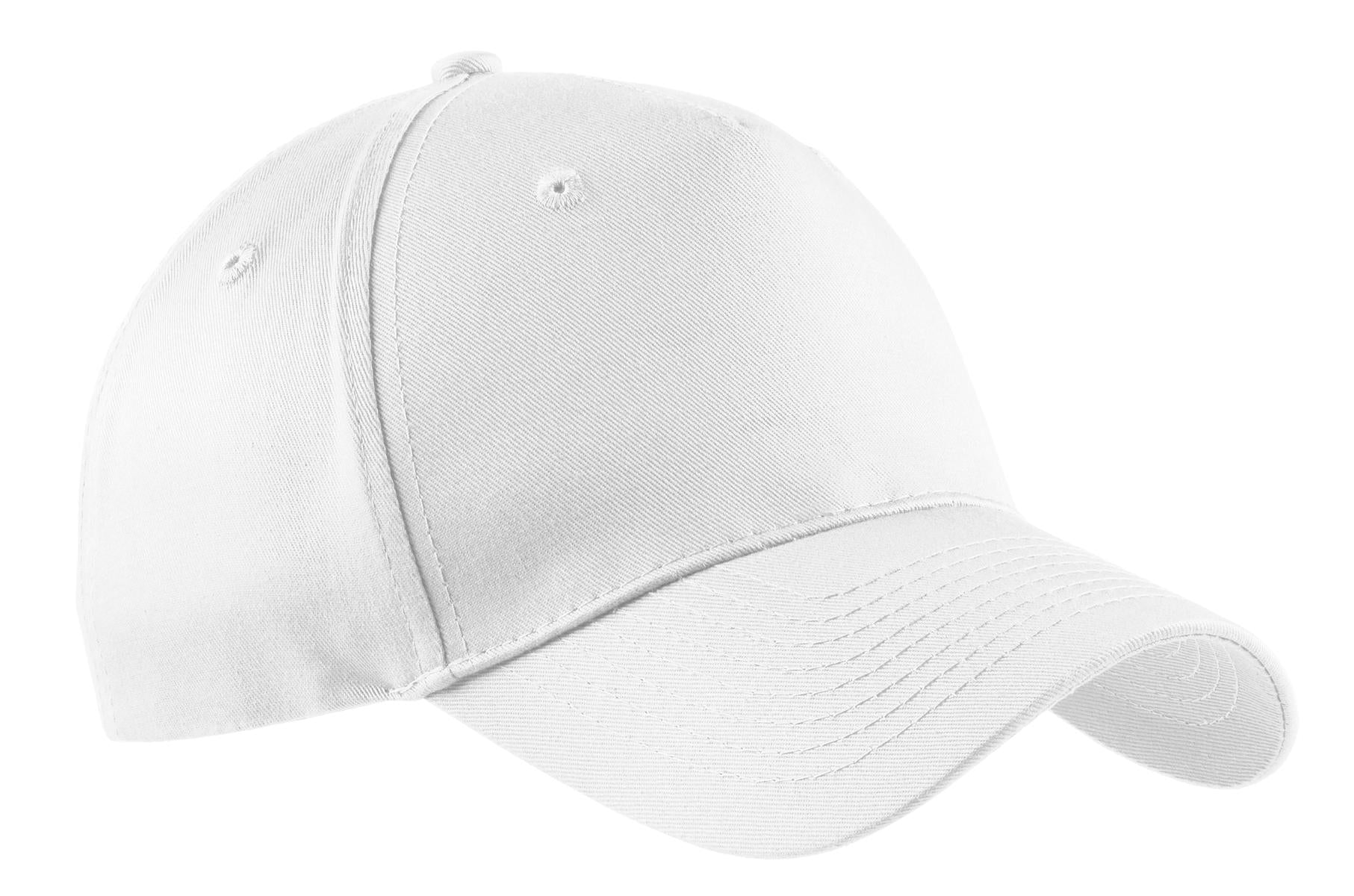 Custom Embroidery or DTF Print - Port Authority ®  Five-Panel Twill Cap.  CP86