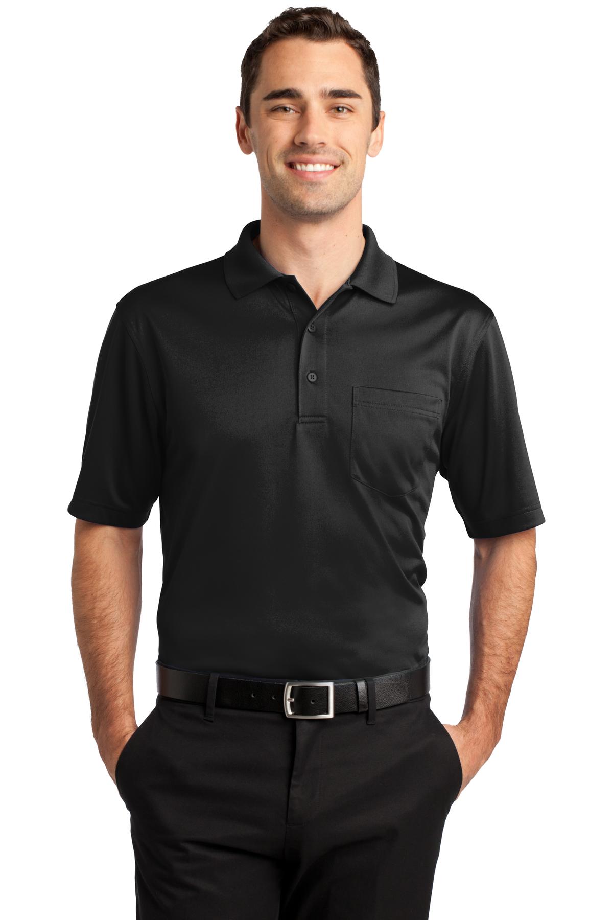 Custom Embroidery or DTF Print - CornerStone ®  Select Snag-Proof Pocket Polo. CS412P