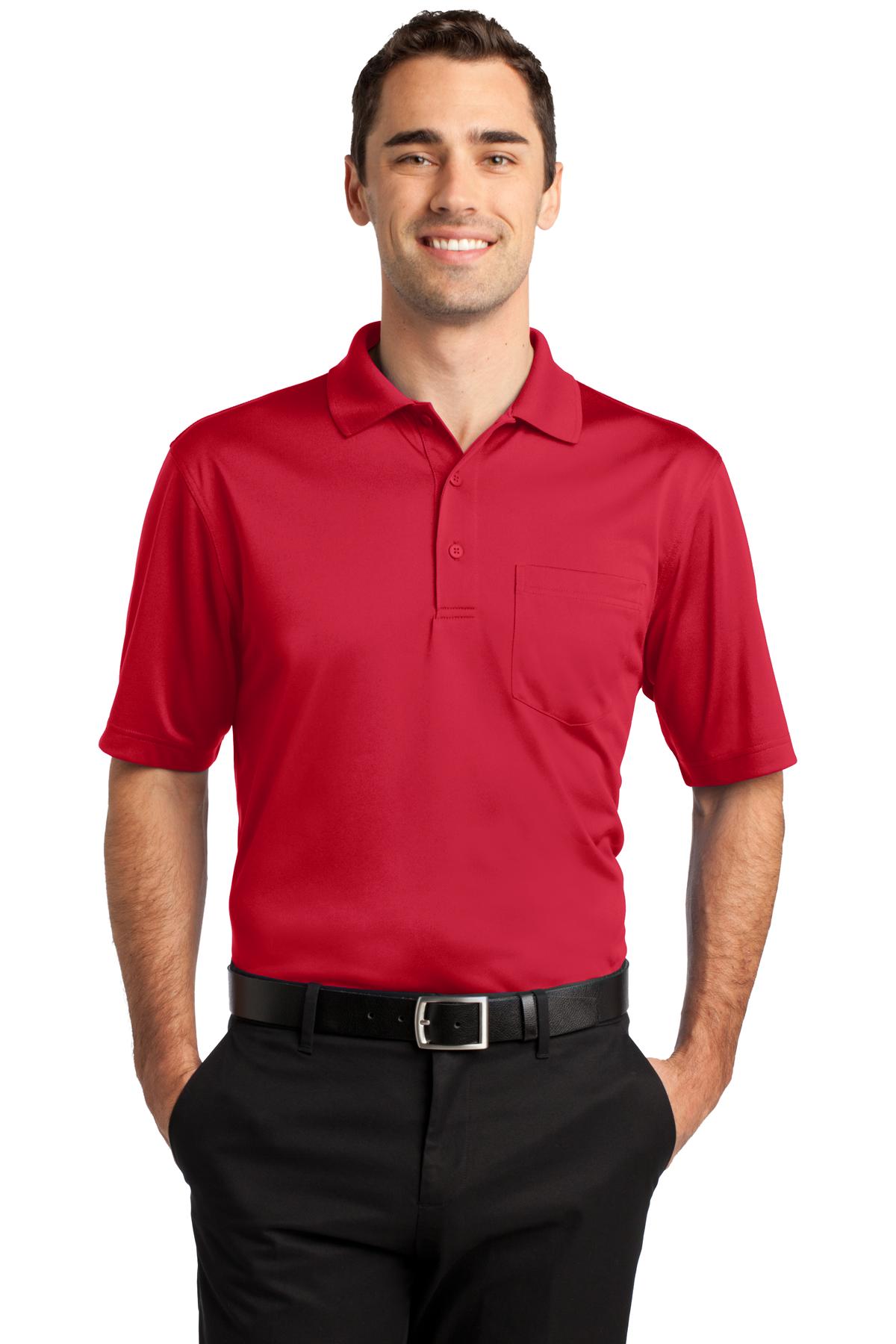 Custom Embroidery or DTF Print - CornerStone ®  Select Snag-Proof Pocket Polo. CS412P