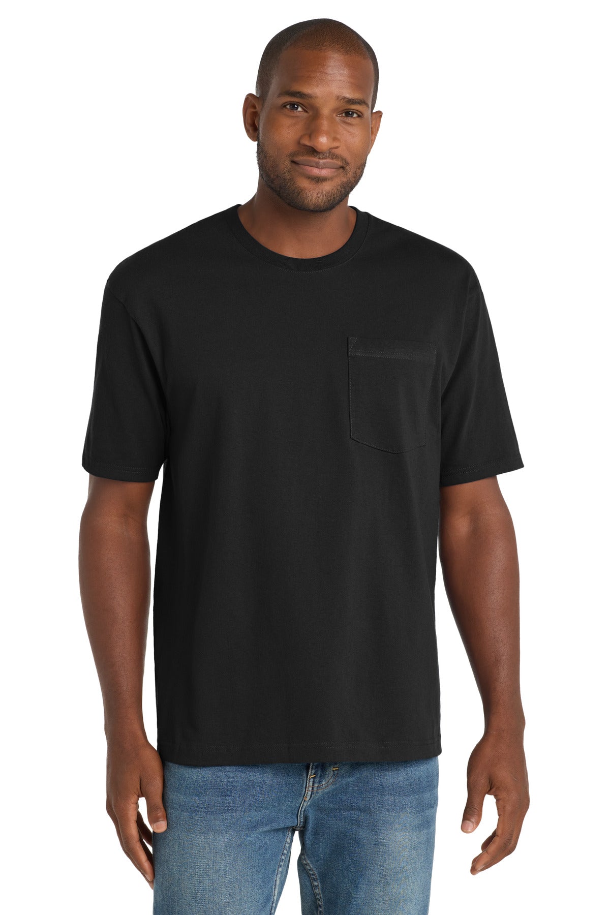 Custom Embroidery or DTF Print - CornerStone  ®  Workwear Pocket Tee CS430