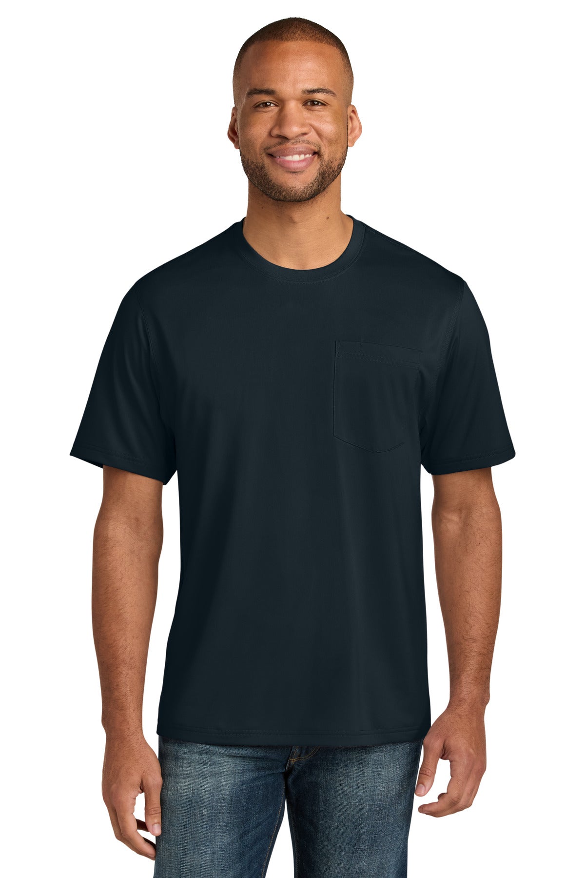 Custom Embroidery or DTF Print - CornerStone ®  Workwear Pro Short Sleeve Pocket Tee CS440P