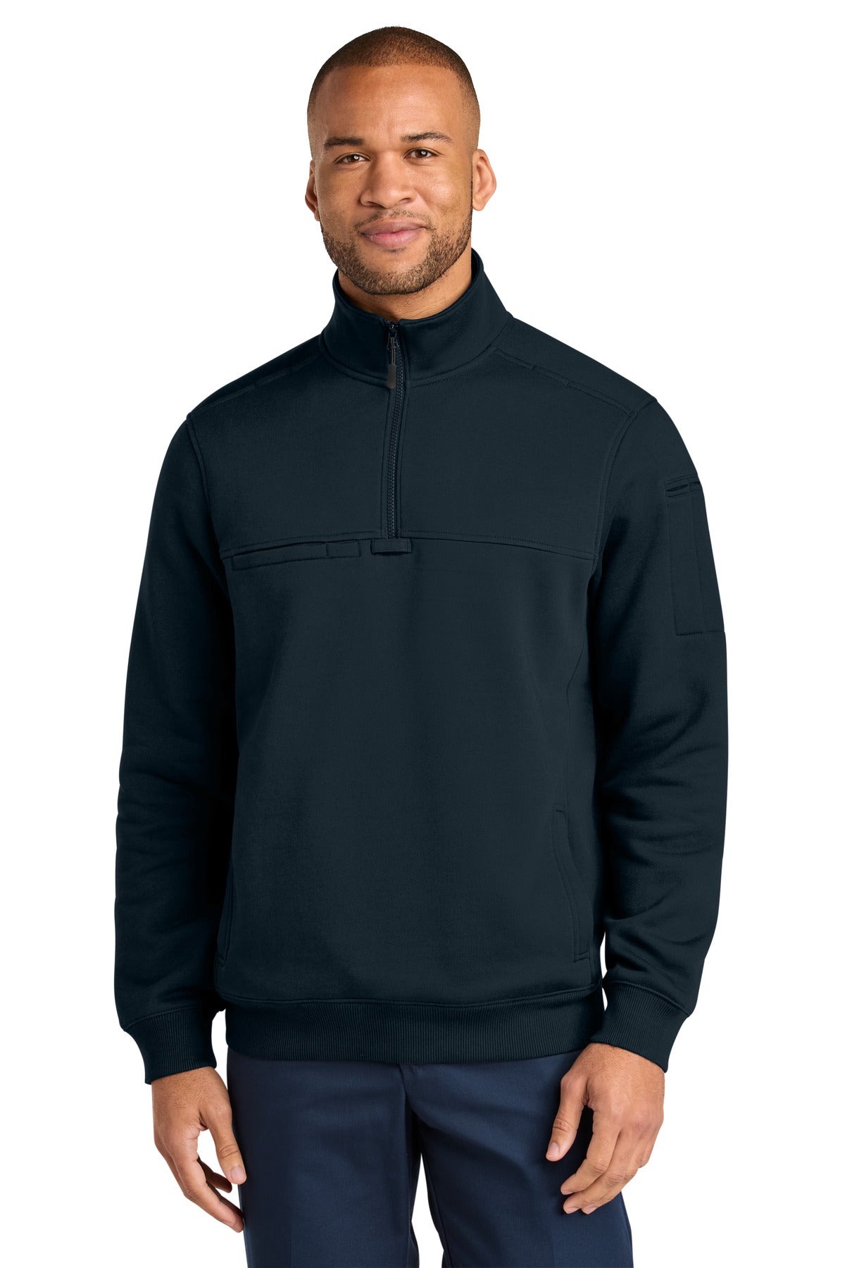 Custom Embroidery or DTF Print - CornerStone ®  12-Oz. Tough Fleece Job Shirt CSF635