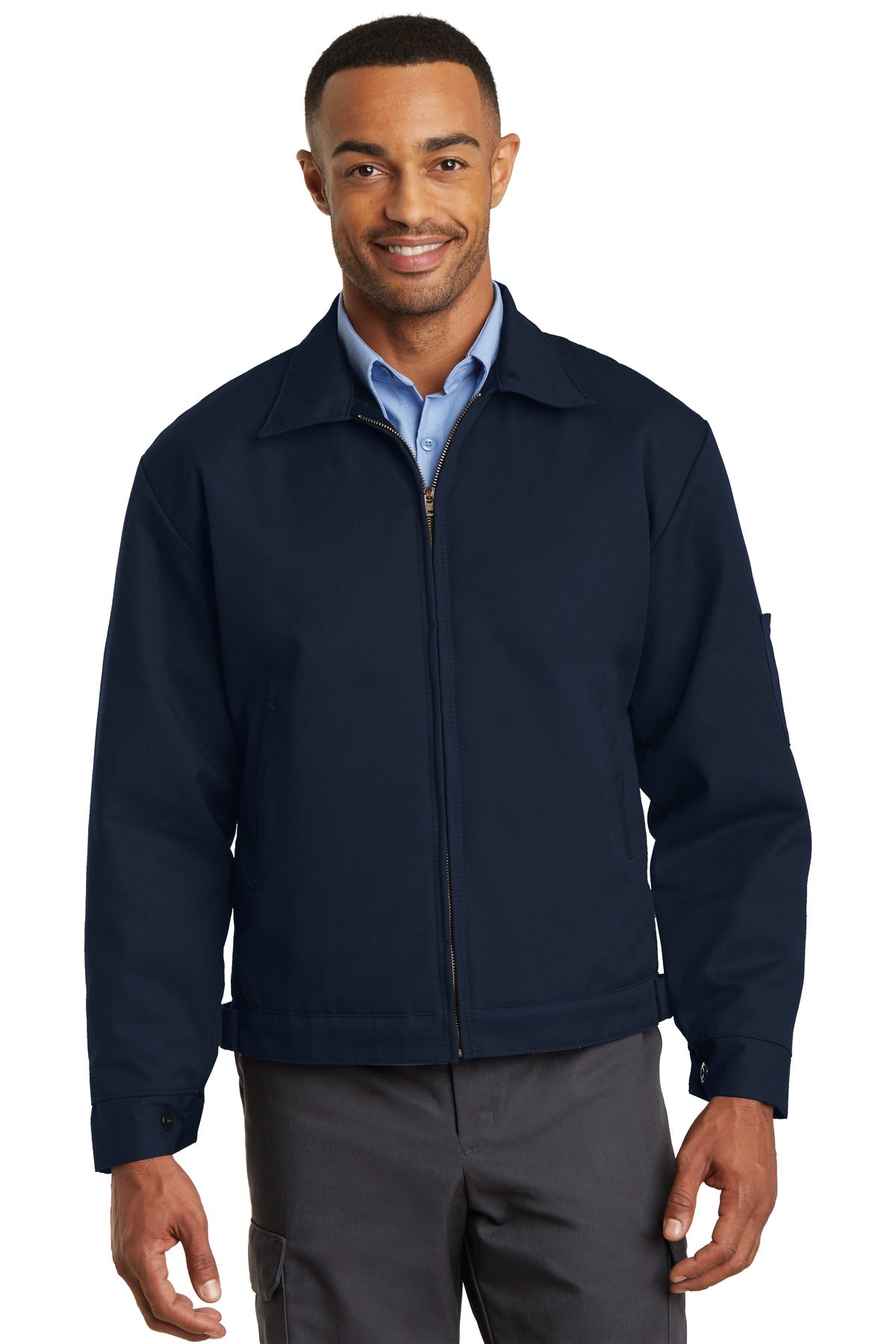 Custom Embroidery or DTF Print - Red Kap ®  Slash Pocket Jacket.  CSJT22