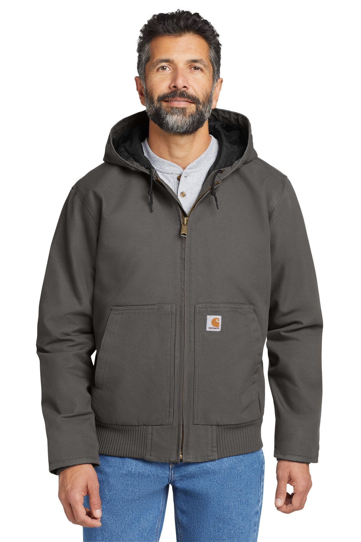 Custom Embroidered - Carhartt® Washed Duck Active Jac. CT104050