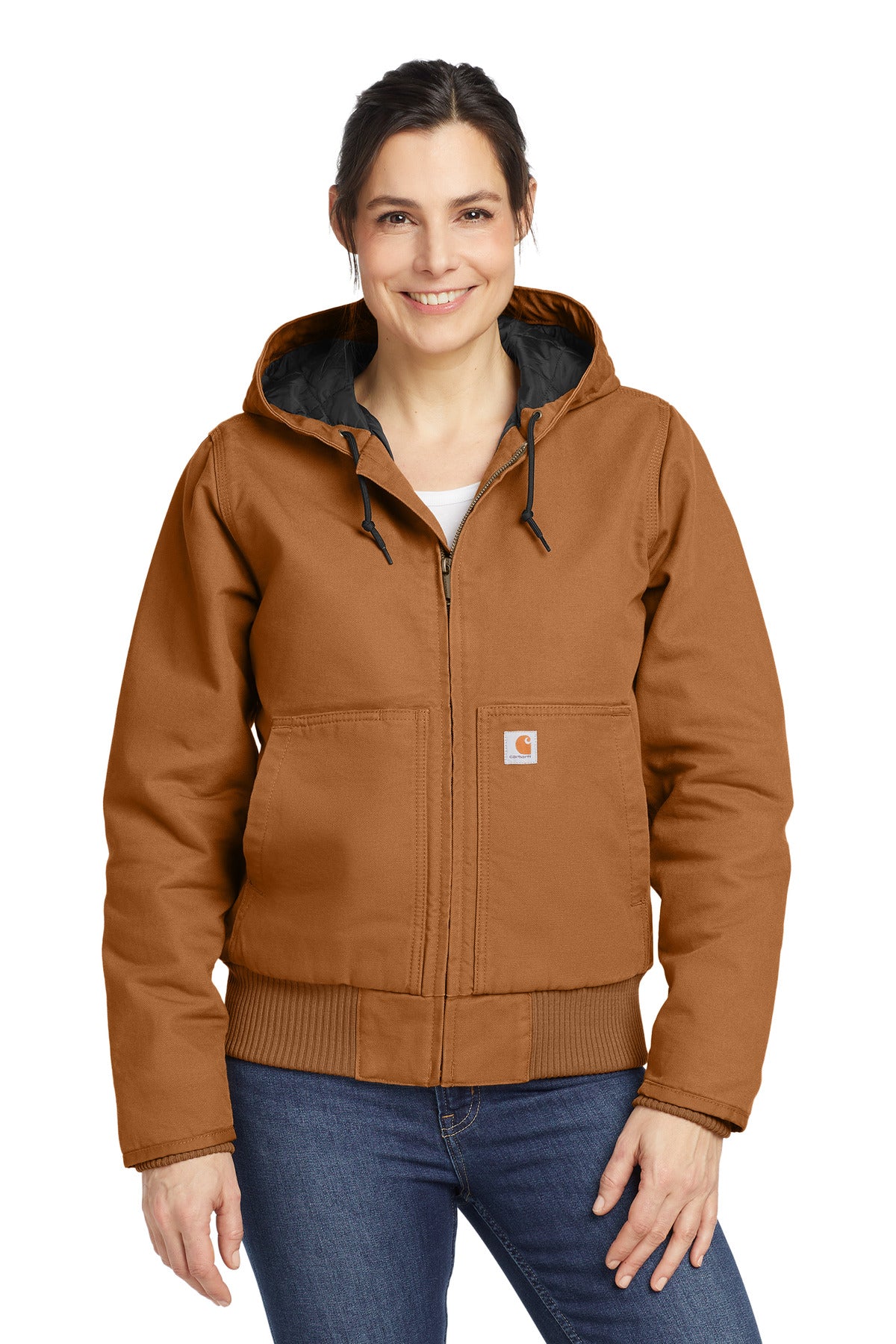 Custom Embroidered - Carhartt® Women's Washed Duck Active Jac. CT104053