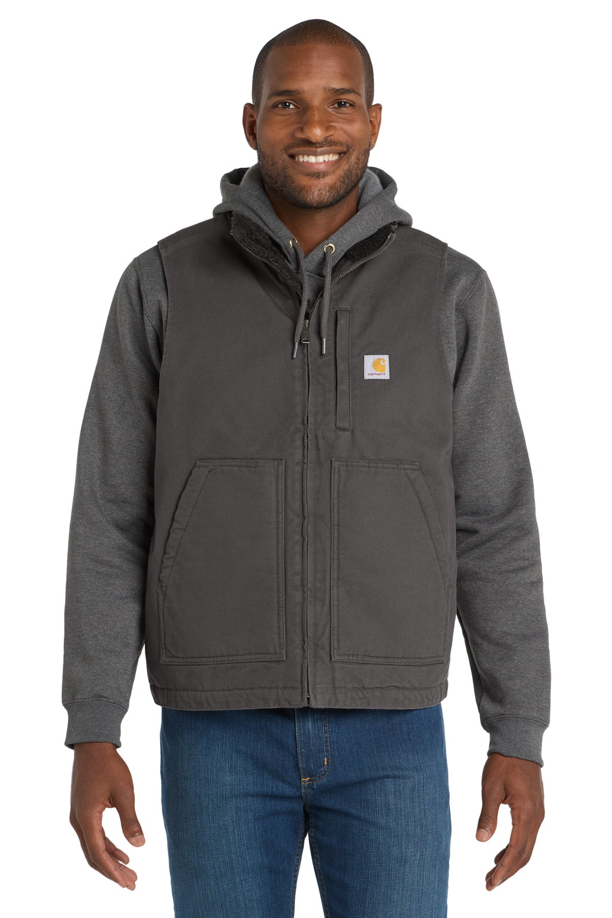 Custom Embroidered - Carhartt ®  Sherpa-Lined Mock Neck Vest CT104277