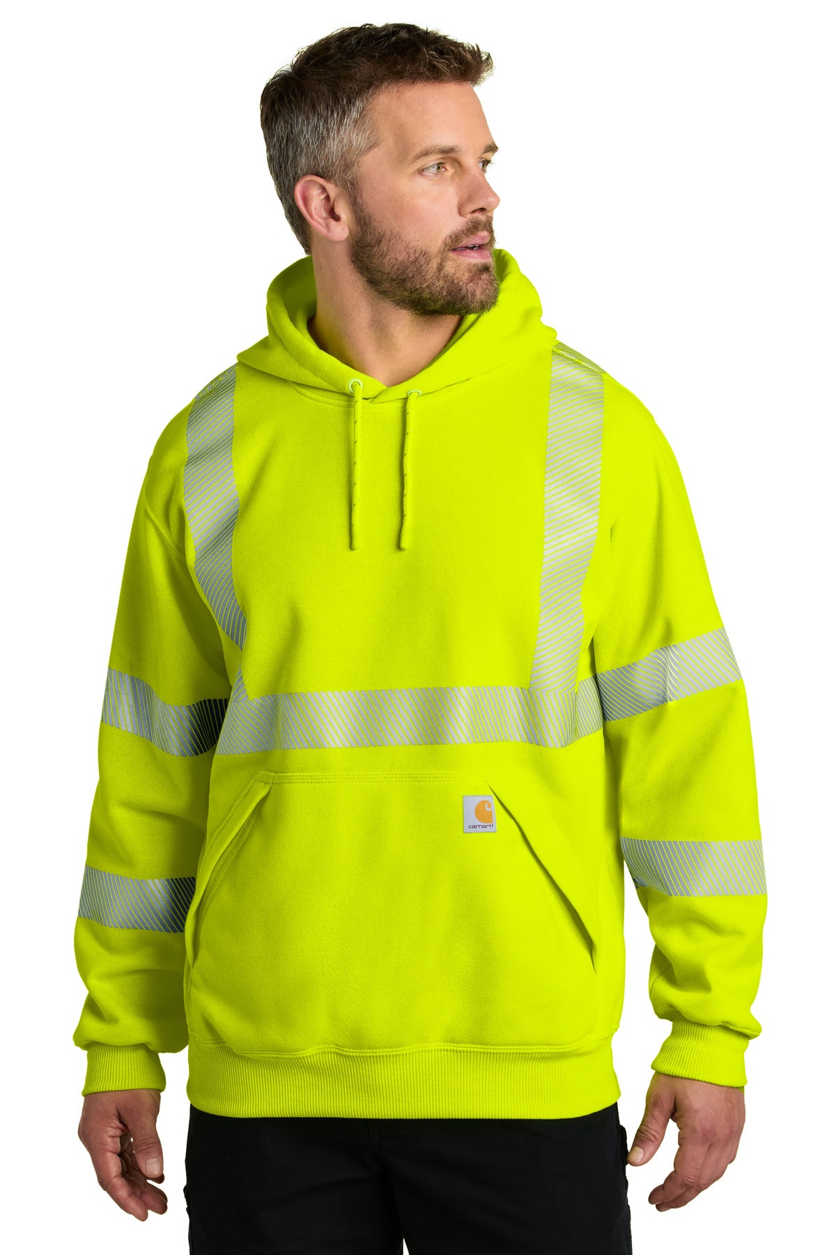 Custom Embroidered - Carhartt ®  ANSI 107 Class 3 Hooded Sweatshirt CT104987