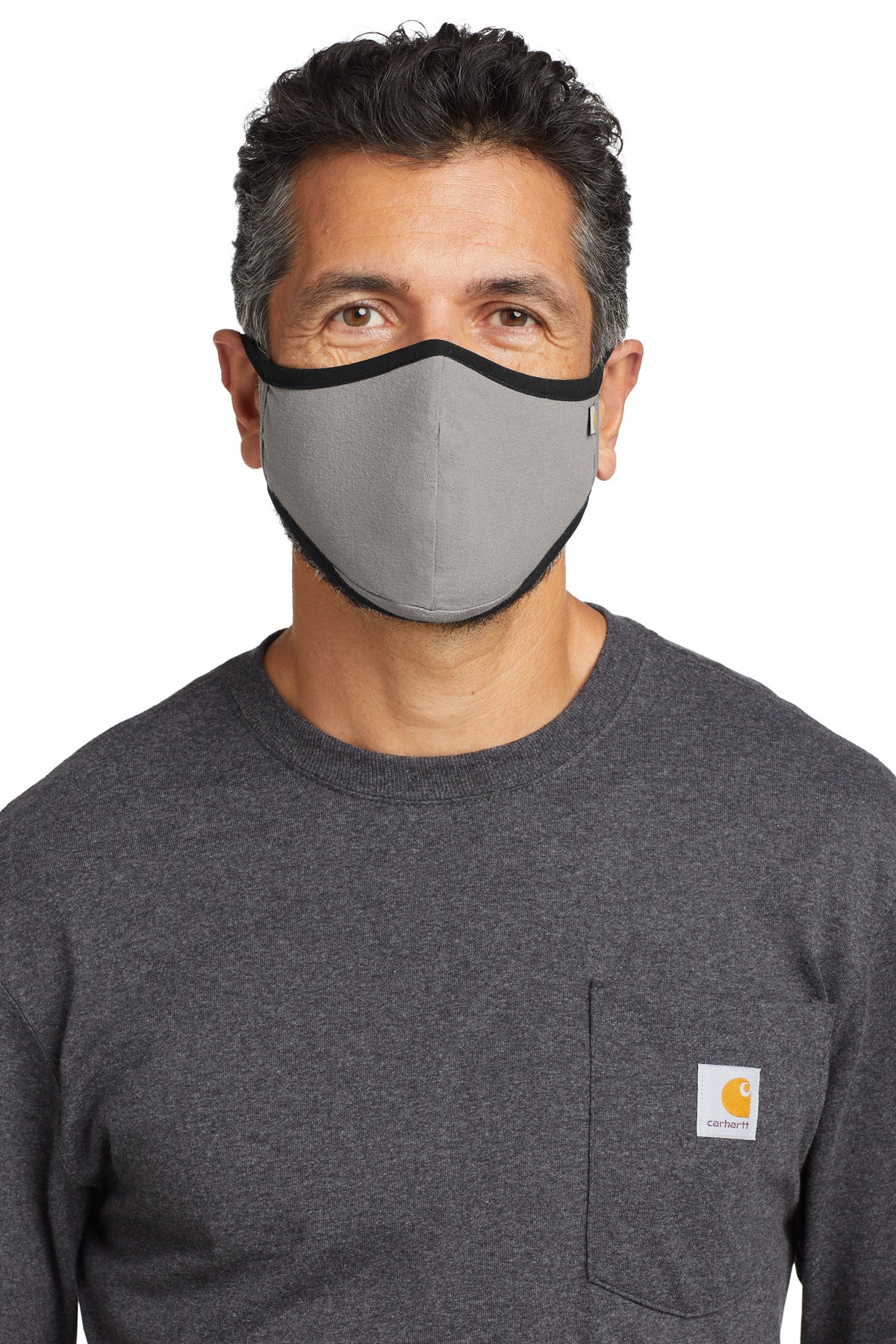 Custom Embroidered - Carhartt© Cotton Ear Loop Face Mask (3 pack)  CT105160